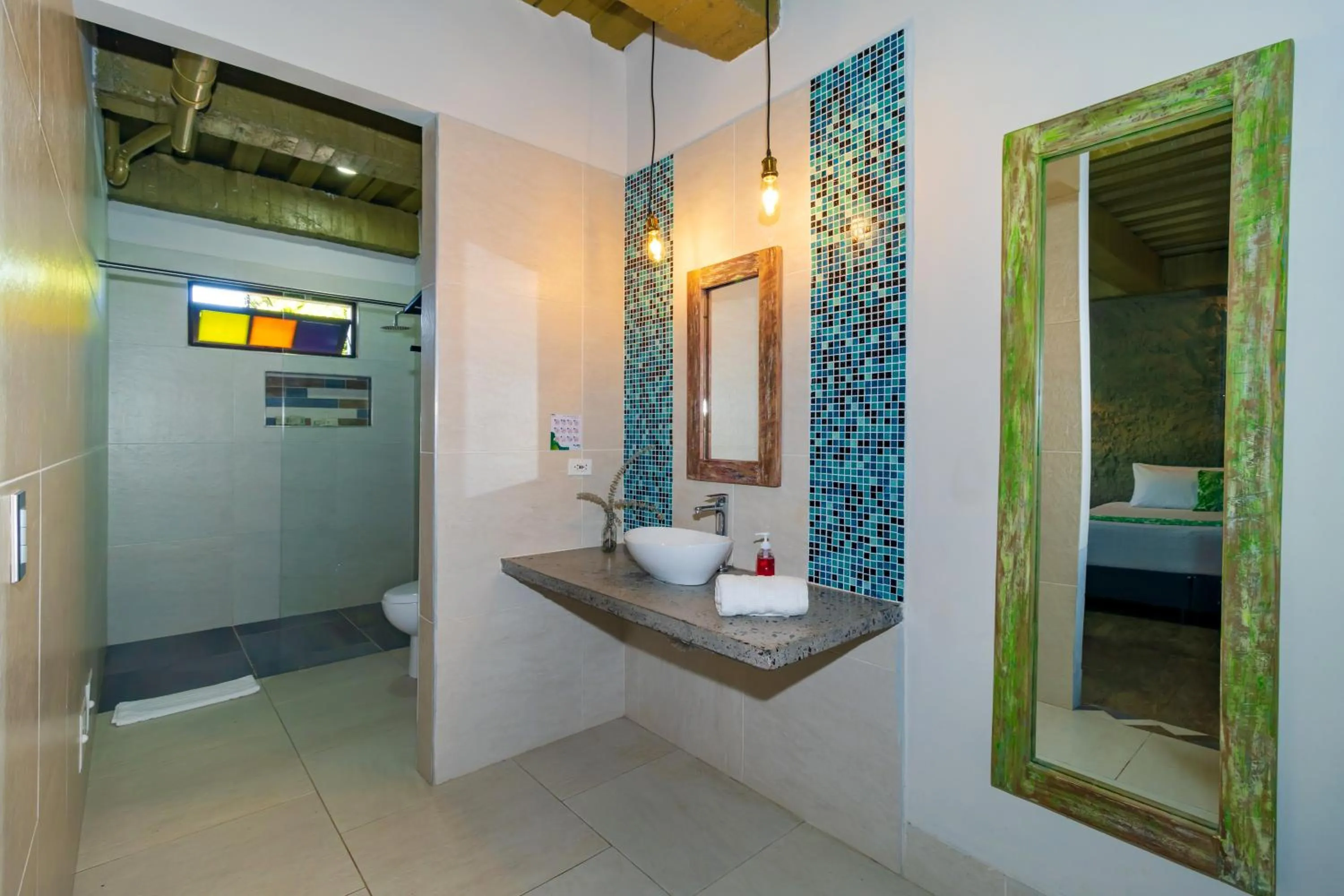 Bathroom in NQ Hotel Orinoquia