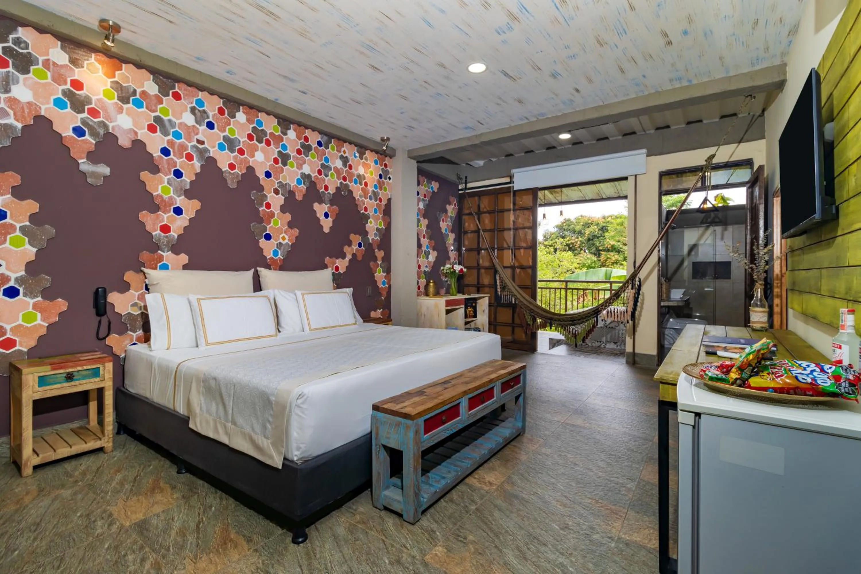 Bedroom, Bed in NQ Hotel Orinoquia