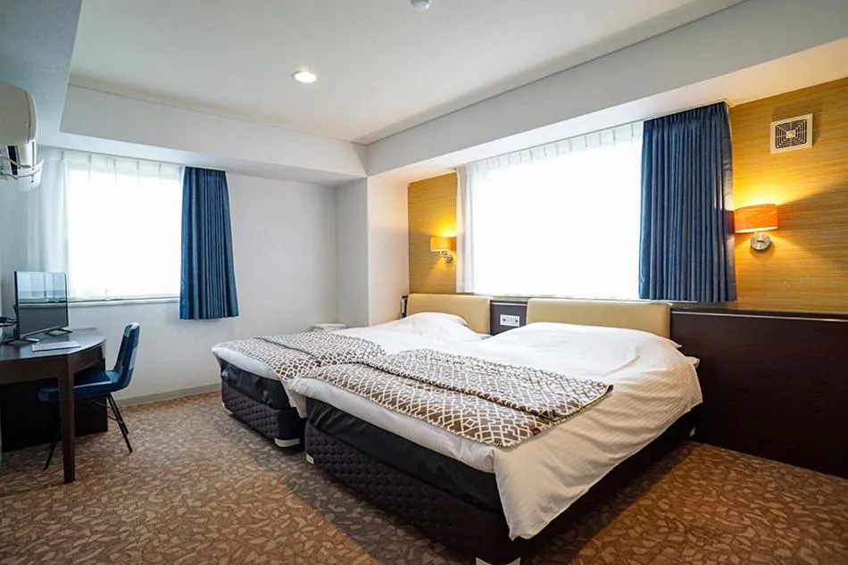 Bed in Hotel BRS Hakodate Goryokaku Tower Mae