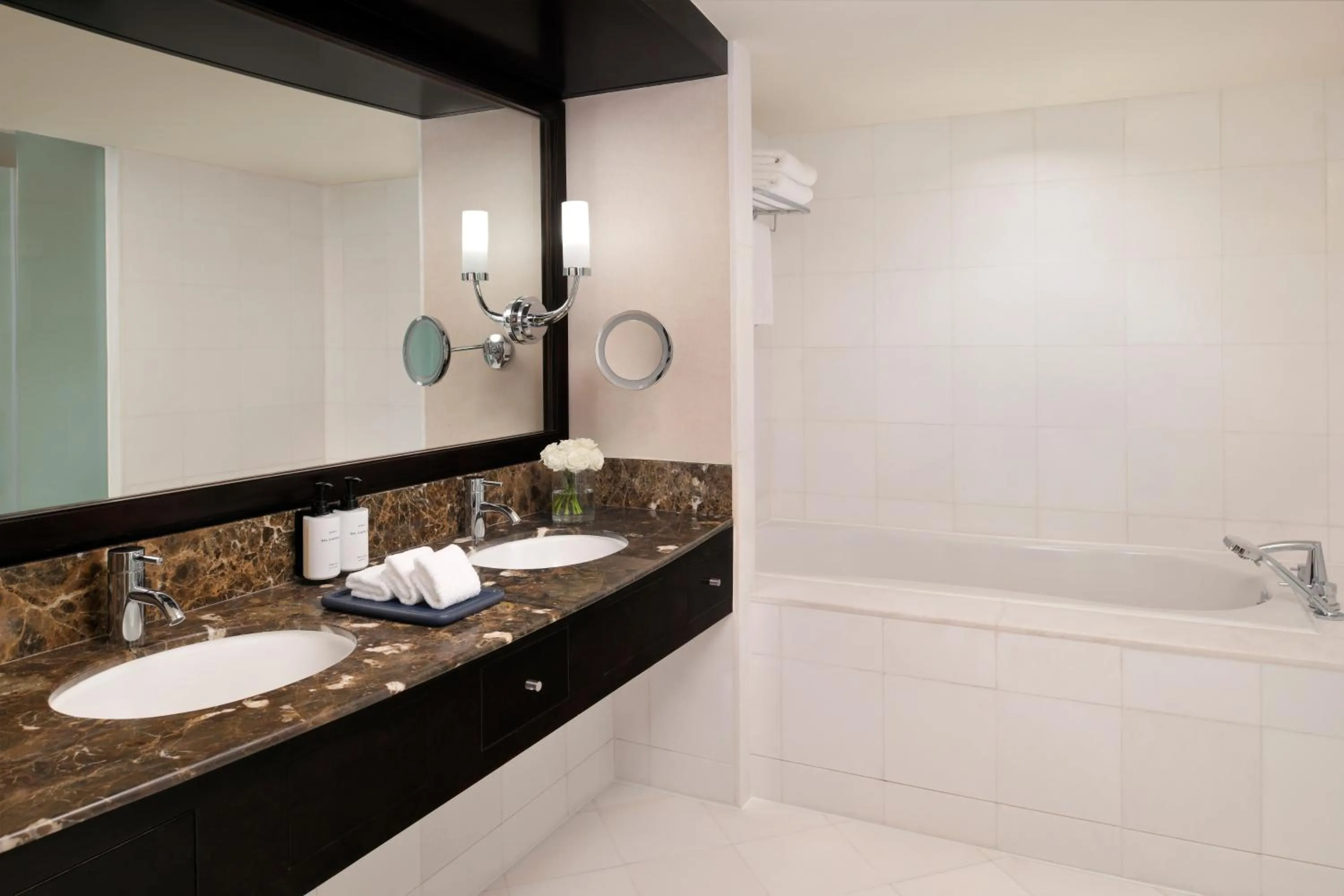 Bathroom in InterContinental Abu Dhabi by IHG