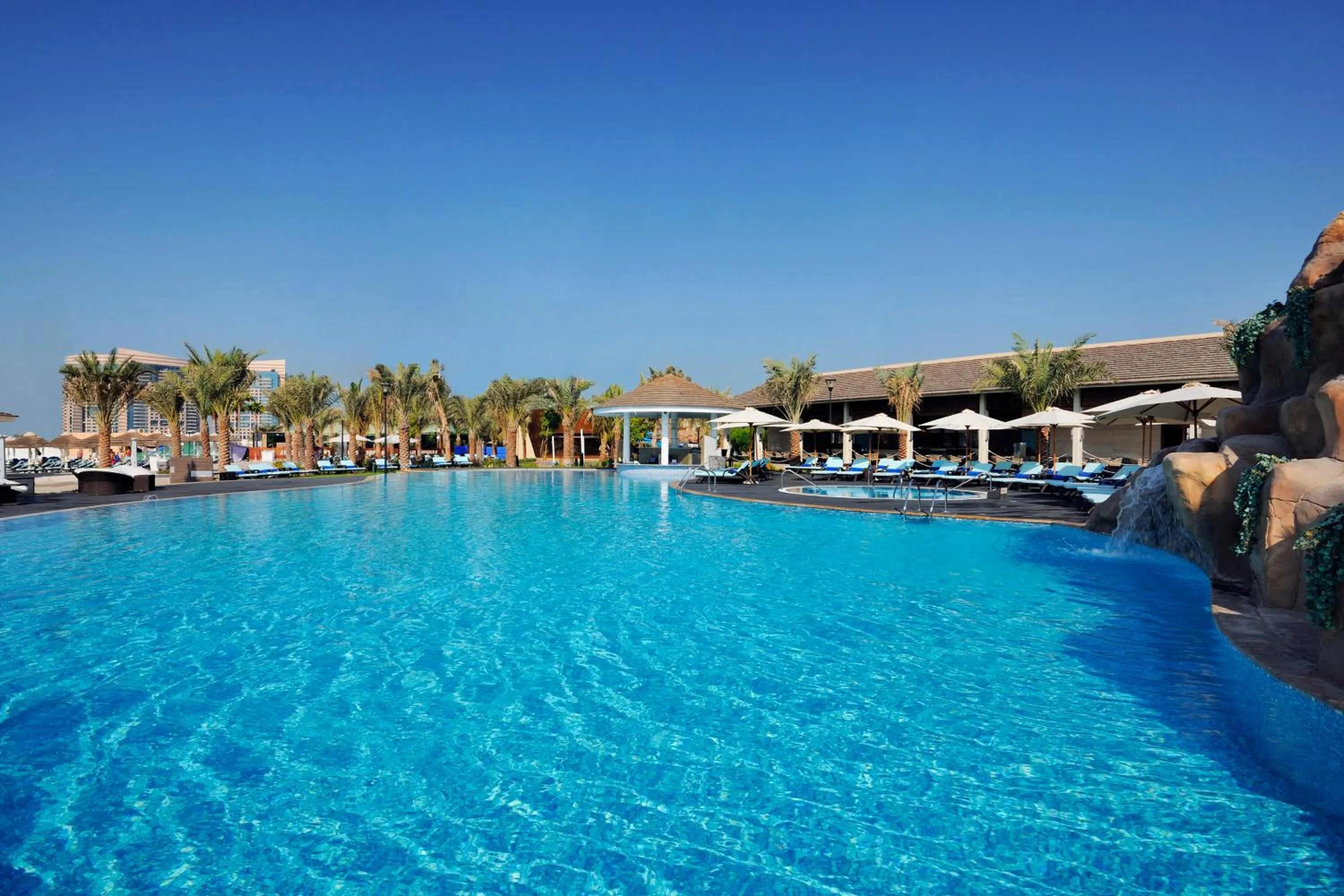 Swimming pool in InterContinental Abu Dhabi by IHG