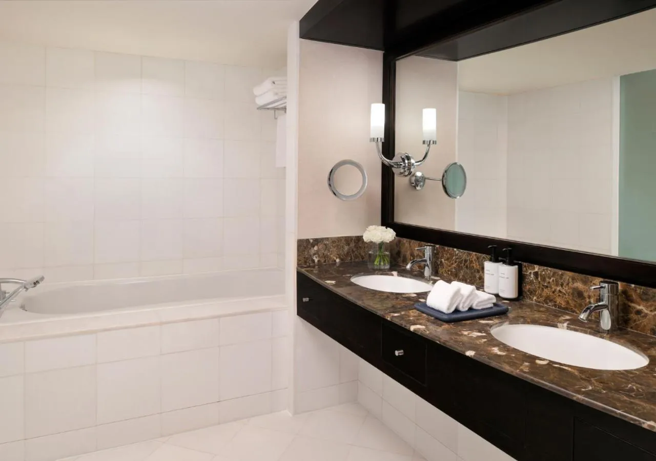 Bathroom in InterContinental Abu Dhabi by IHG