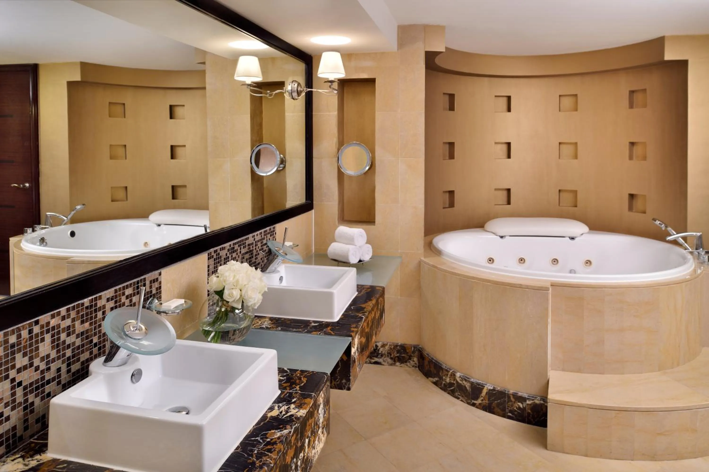 Bathroom in InterContinental Abu Dhabi by IHG