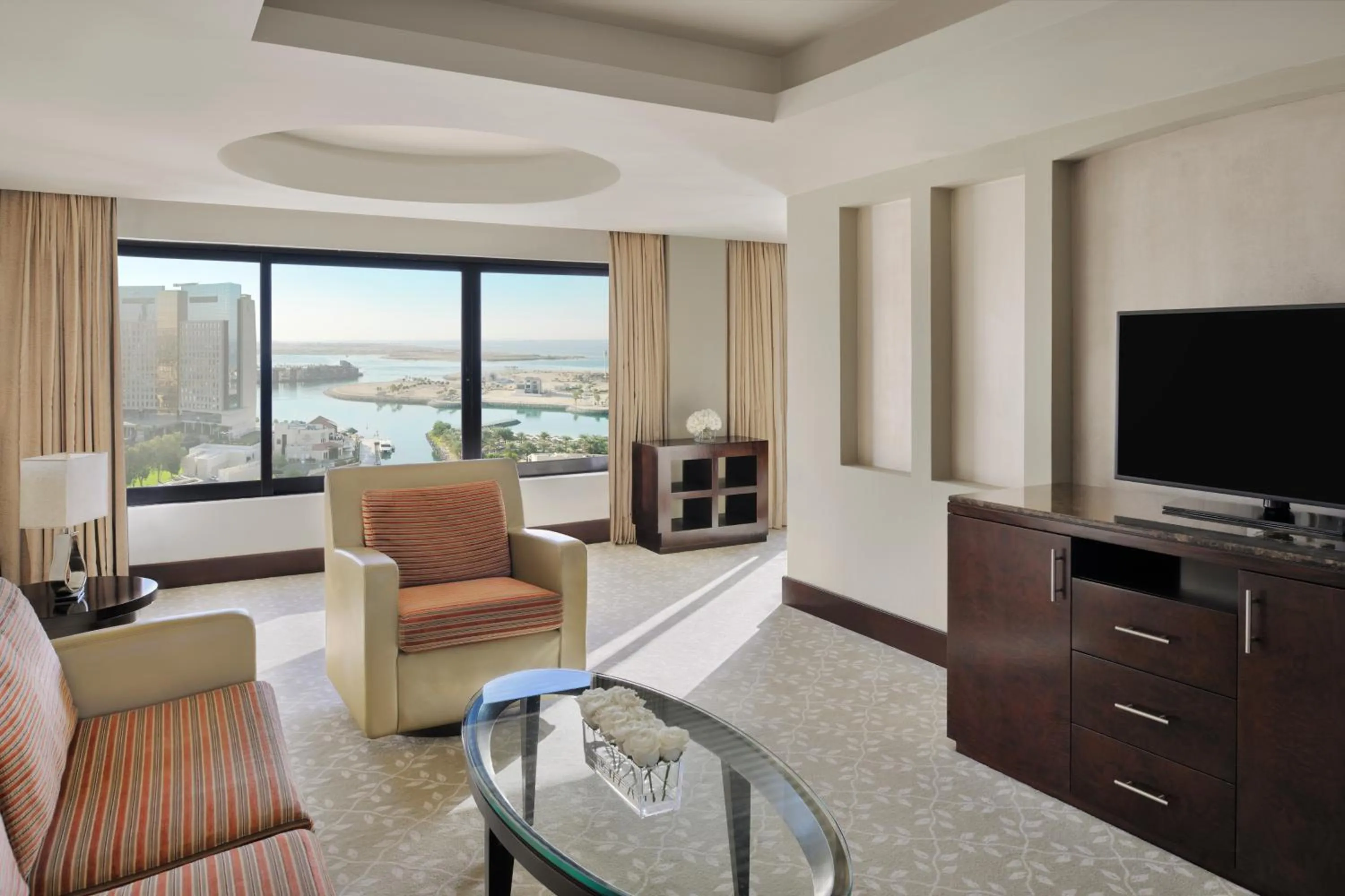 Living room in InterContinental Abu Dhabi by IHG