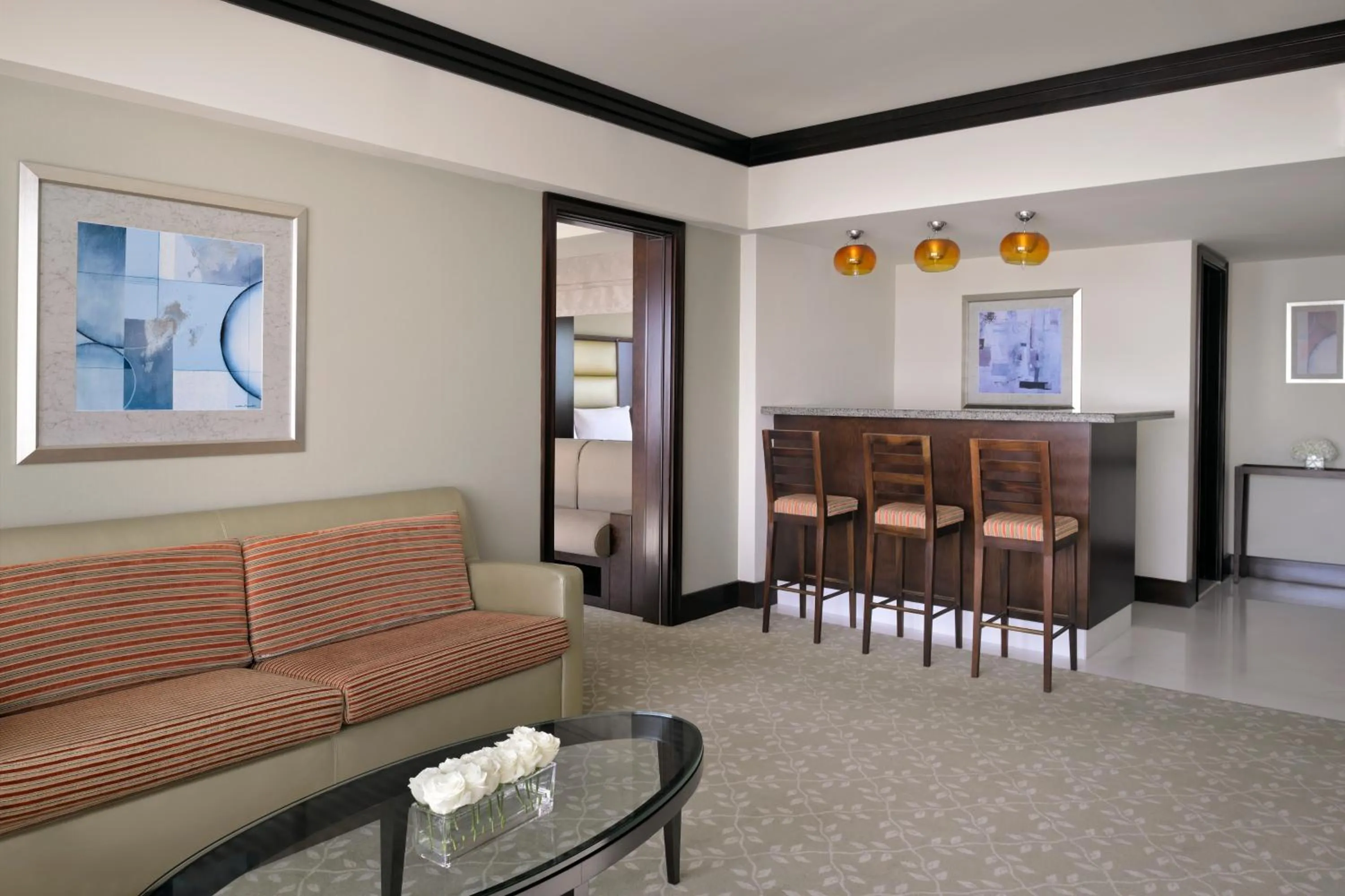 Seating area in InterContinental Abu Dhabi by IHG