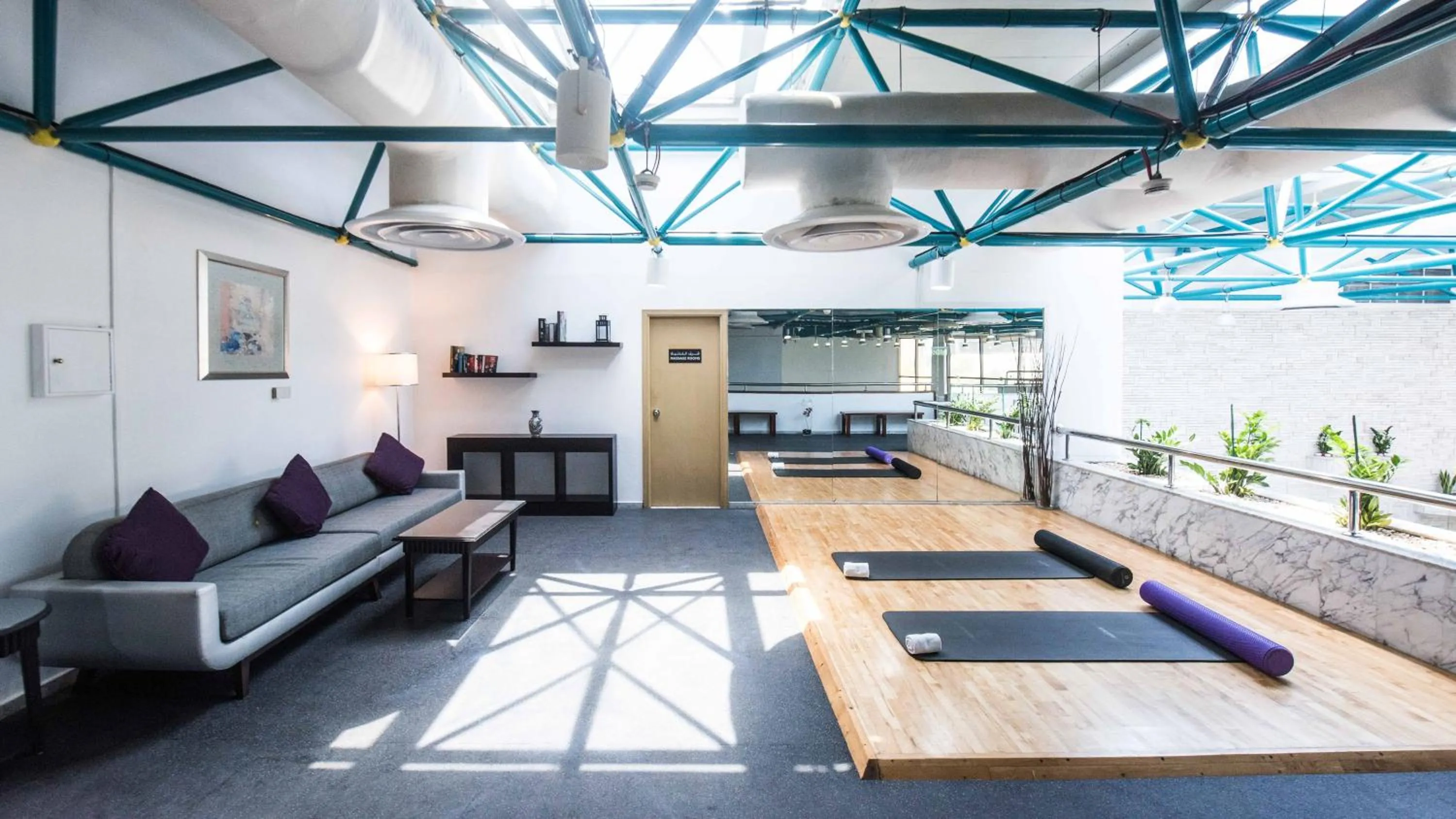 Fitness centre/facilities in InterContinental Abu Dhabi by IHG