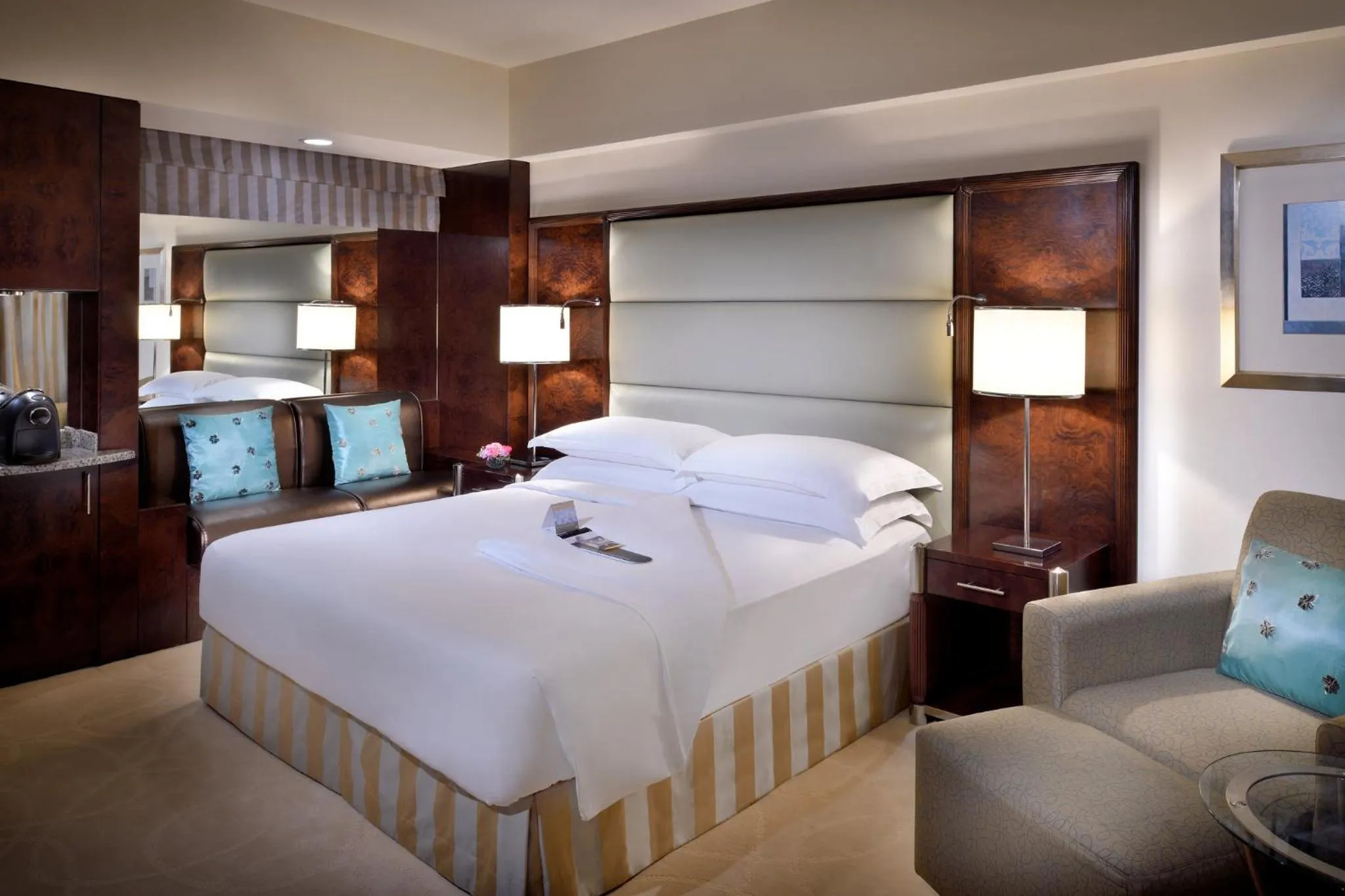 Photo of the whole room, Bed in InterContinental Abu Dhabi by IHG