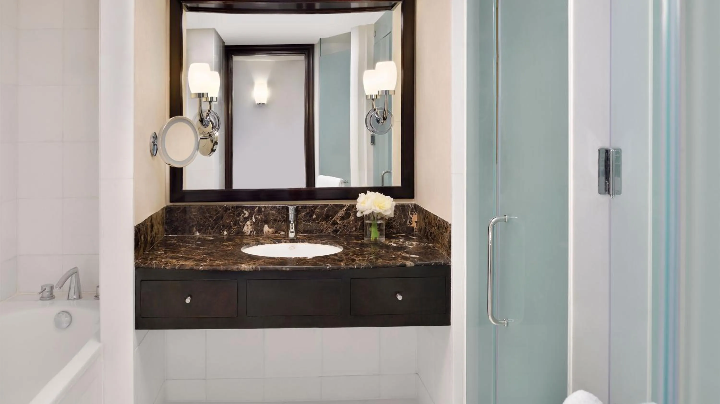 Bathroom in InterContinental Abu Dhabi by IHG