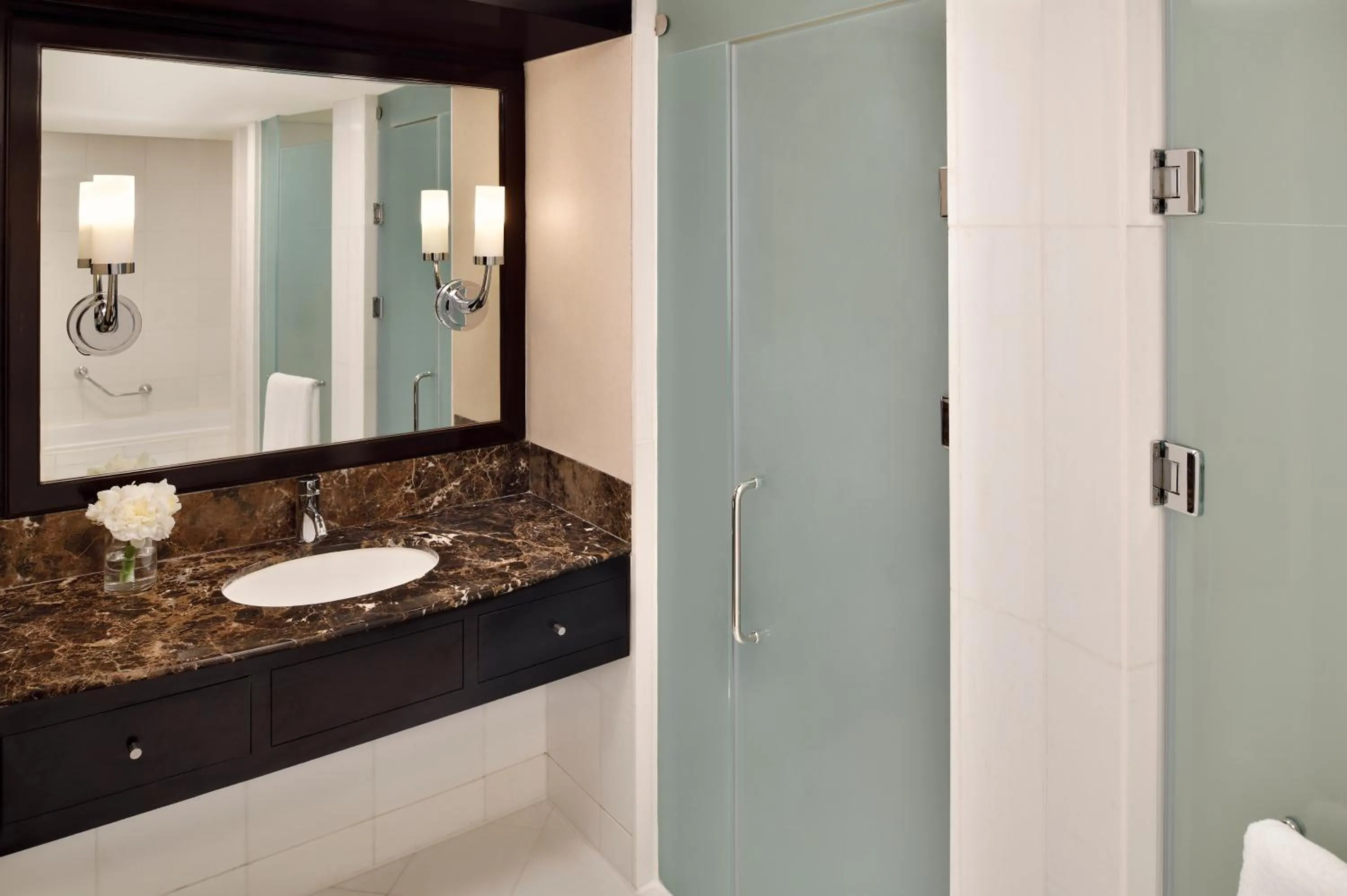 Bathroom in InterContinental Abu Dhabi by IHG