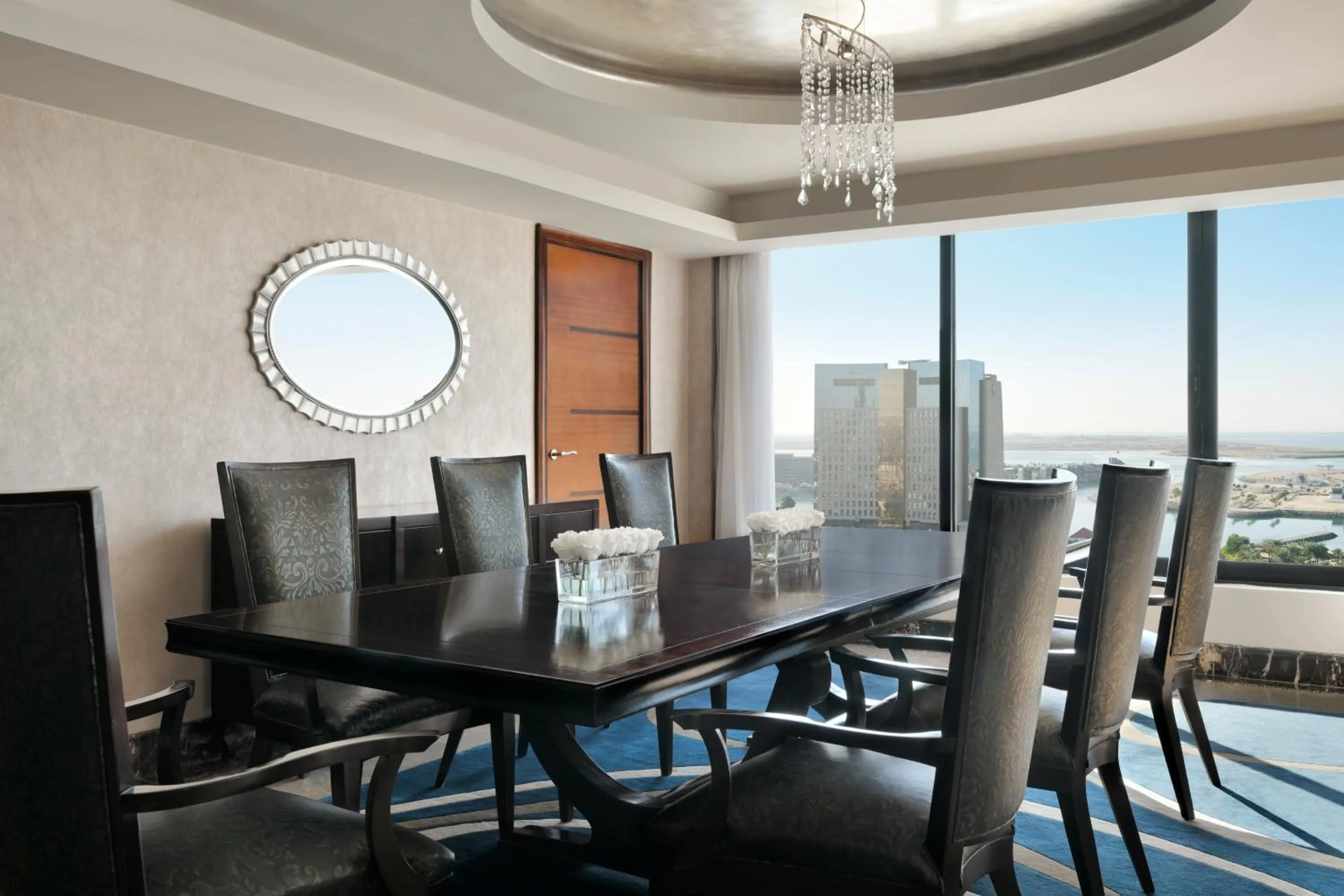 Dining area in InterContinental Abu Dhabi by IHG
