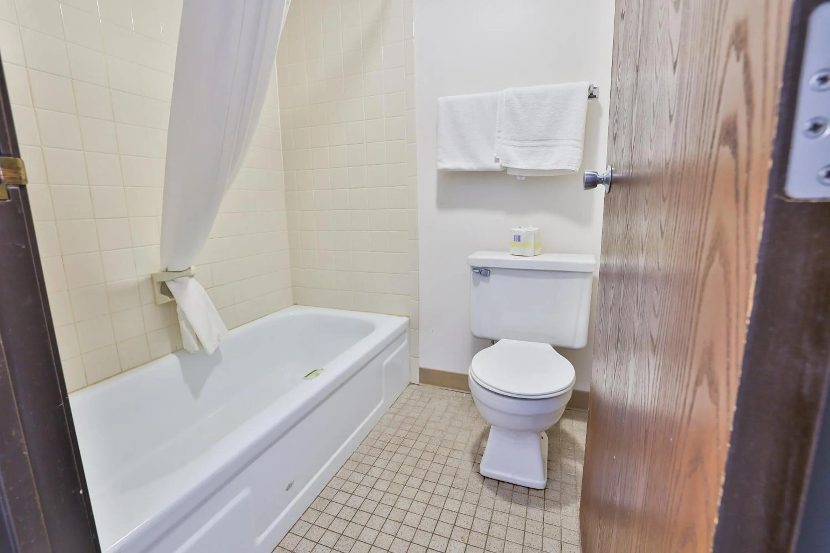 Bathroom in OYO Hotel Pipestone MN, Canterbury Park