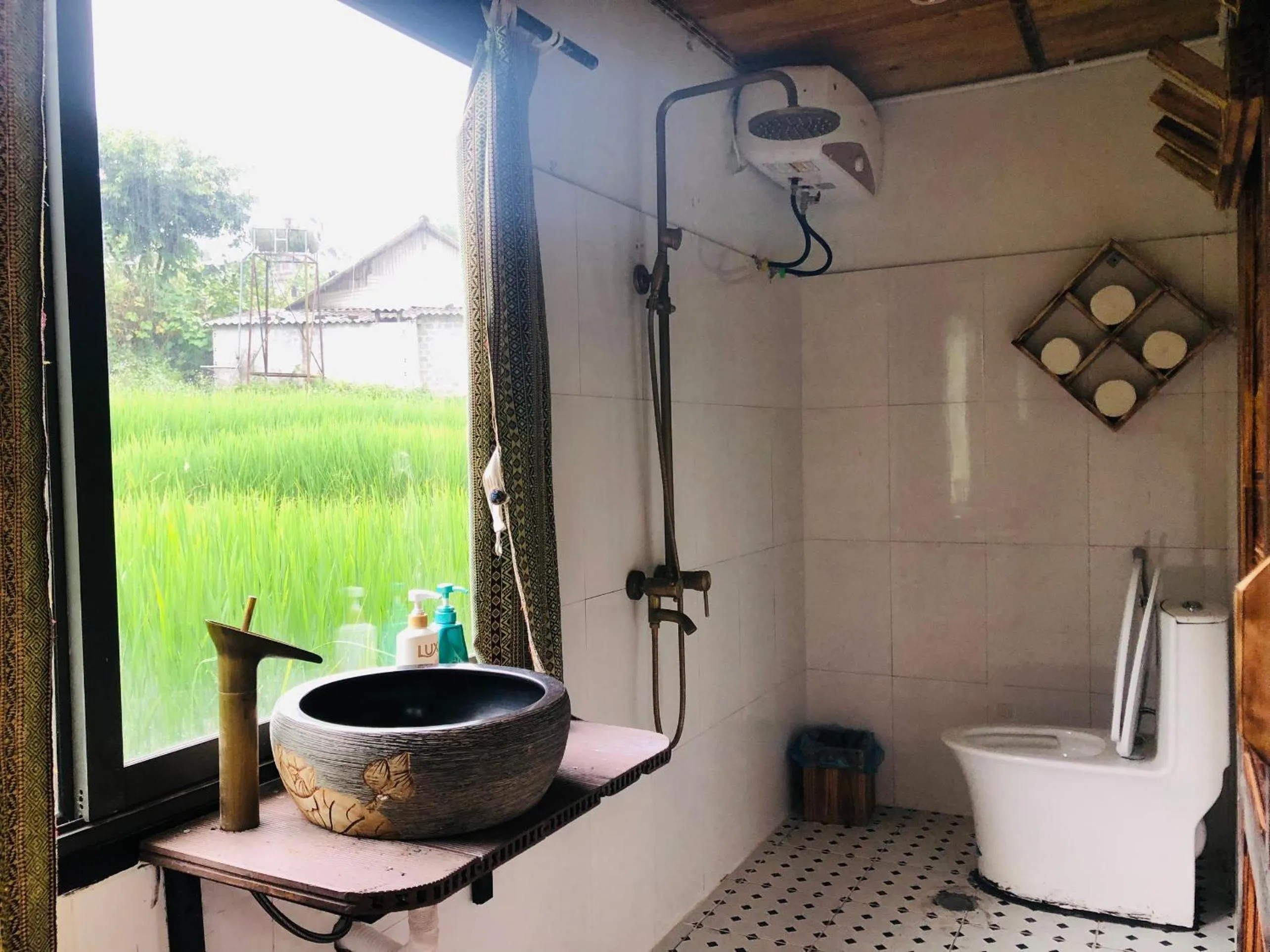 Toilet in Sapa Plum Eco House
