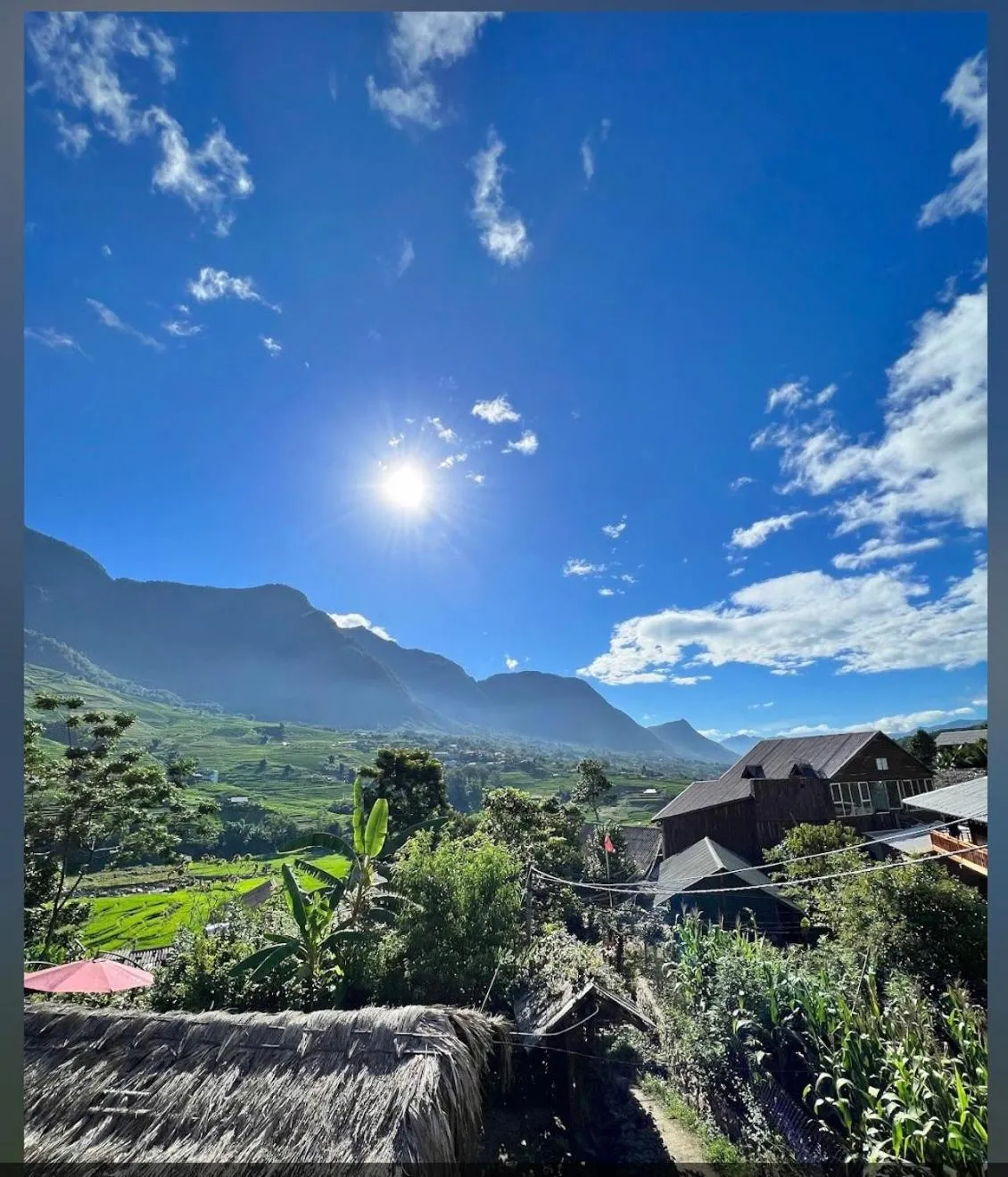 Natural landscape in Sapa Plum Eco House