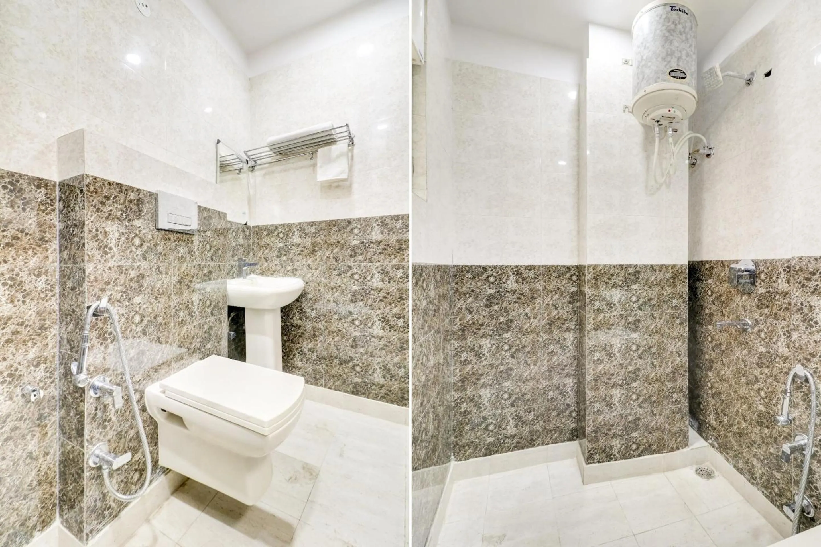 Bathroom in Hotel O Ratan Pacific Hotel And Party Hall