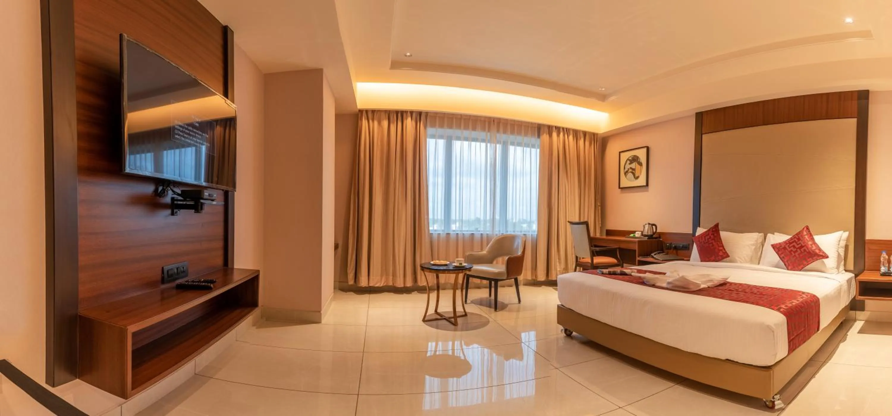 Bedroom, Bed in Hotel M Pro Palace Mysore - 12 Minutes to Mysore Palace