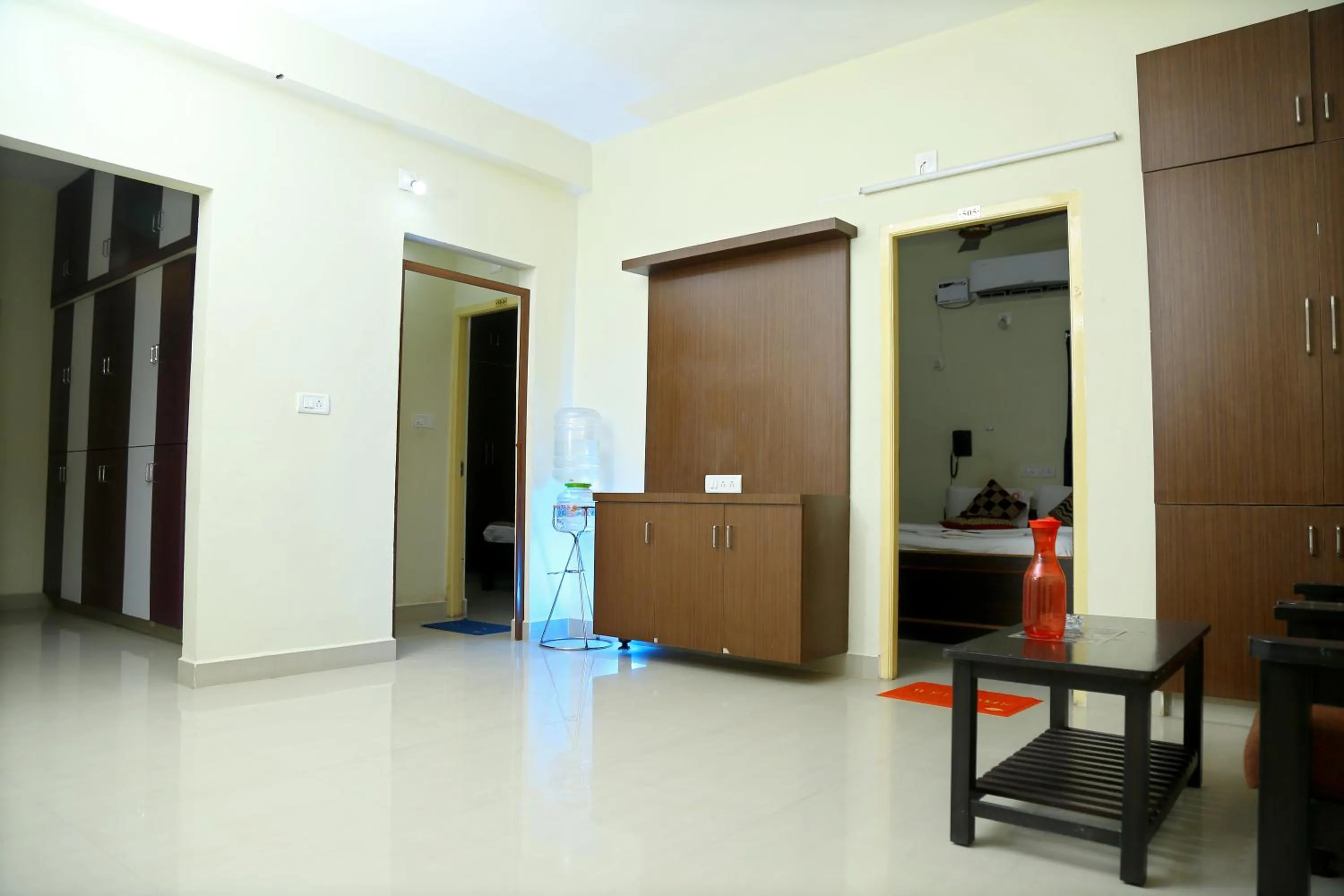 Living room in Lakeview Residency, Sricity TADA