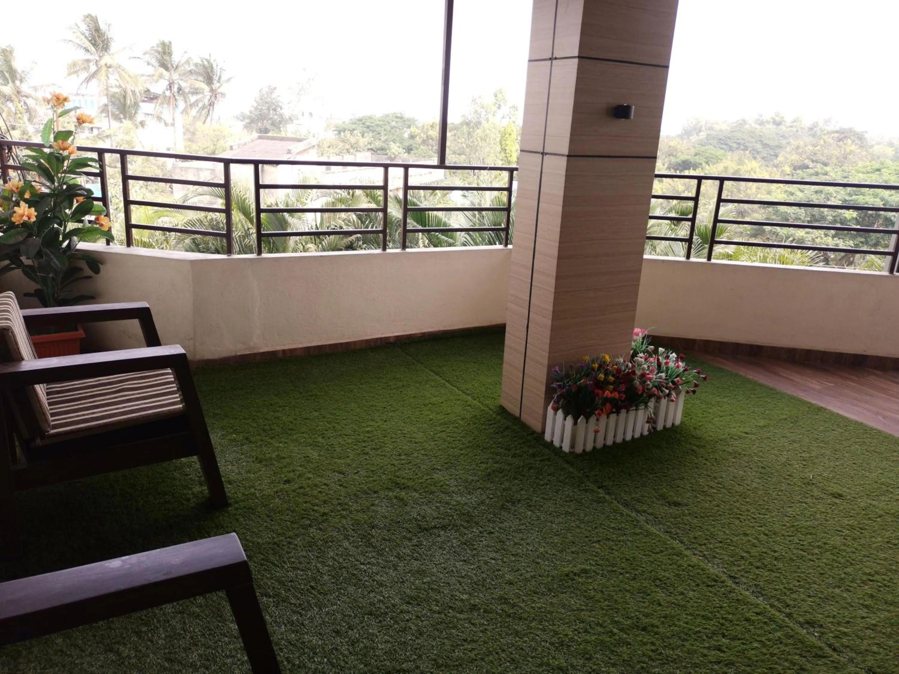 Balcony/Terrace in Hotel Kissan