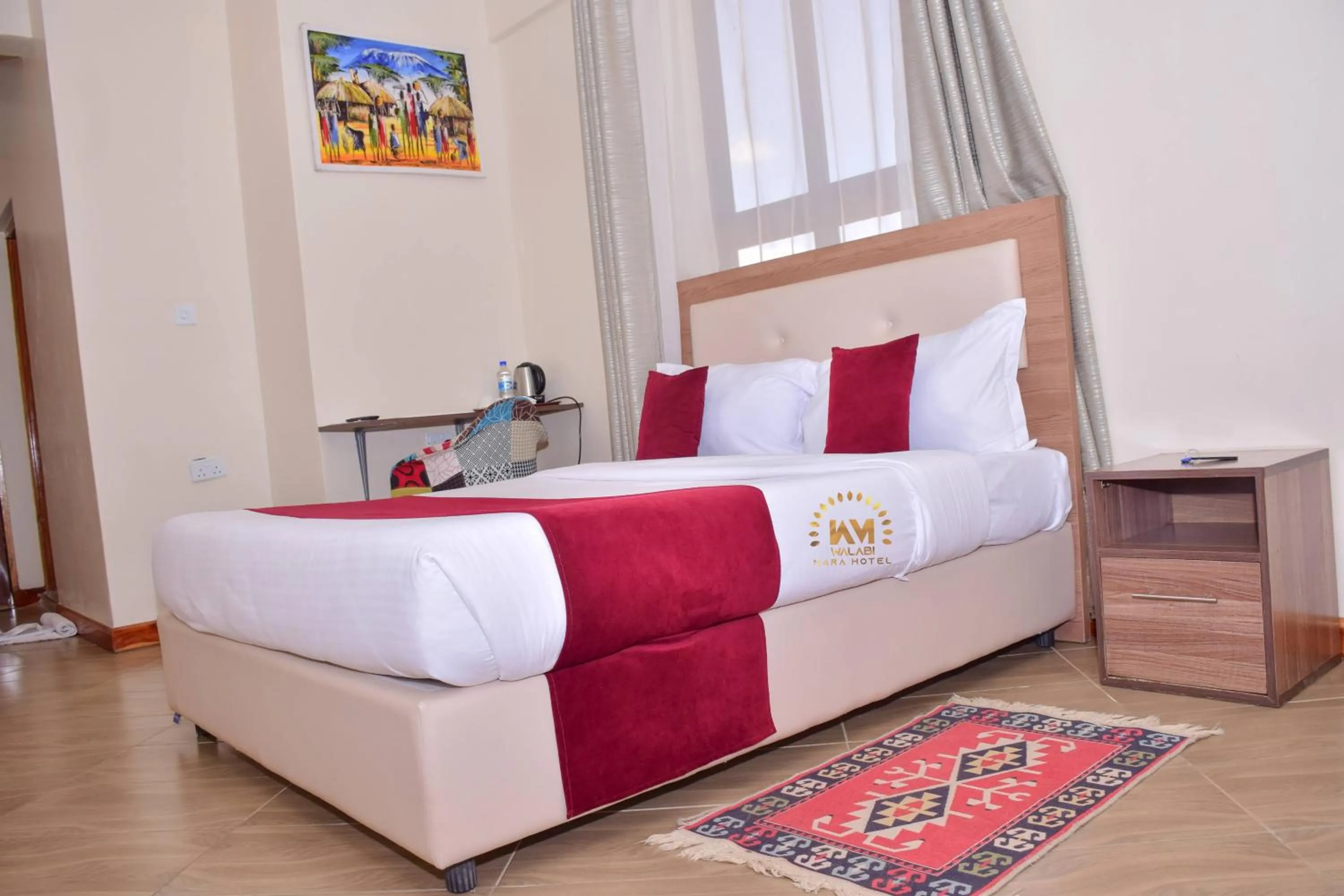 Bed in Walabi Mara Hotel