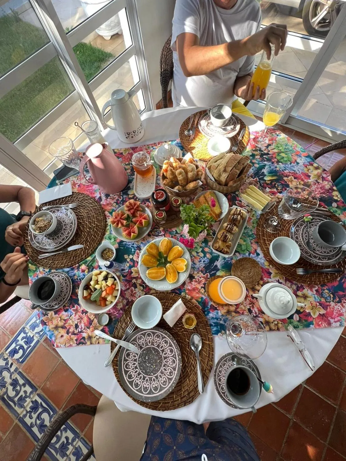 Breakfast in Pousada La Casona