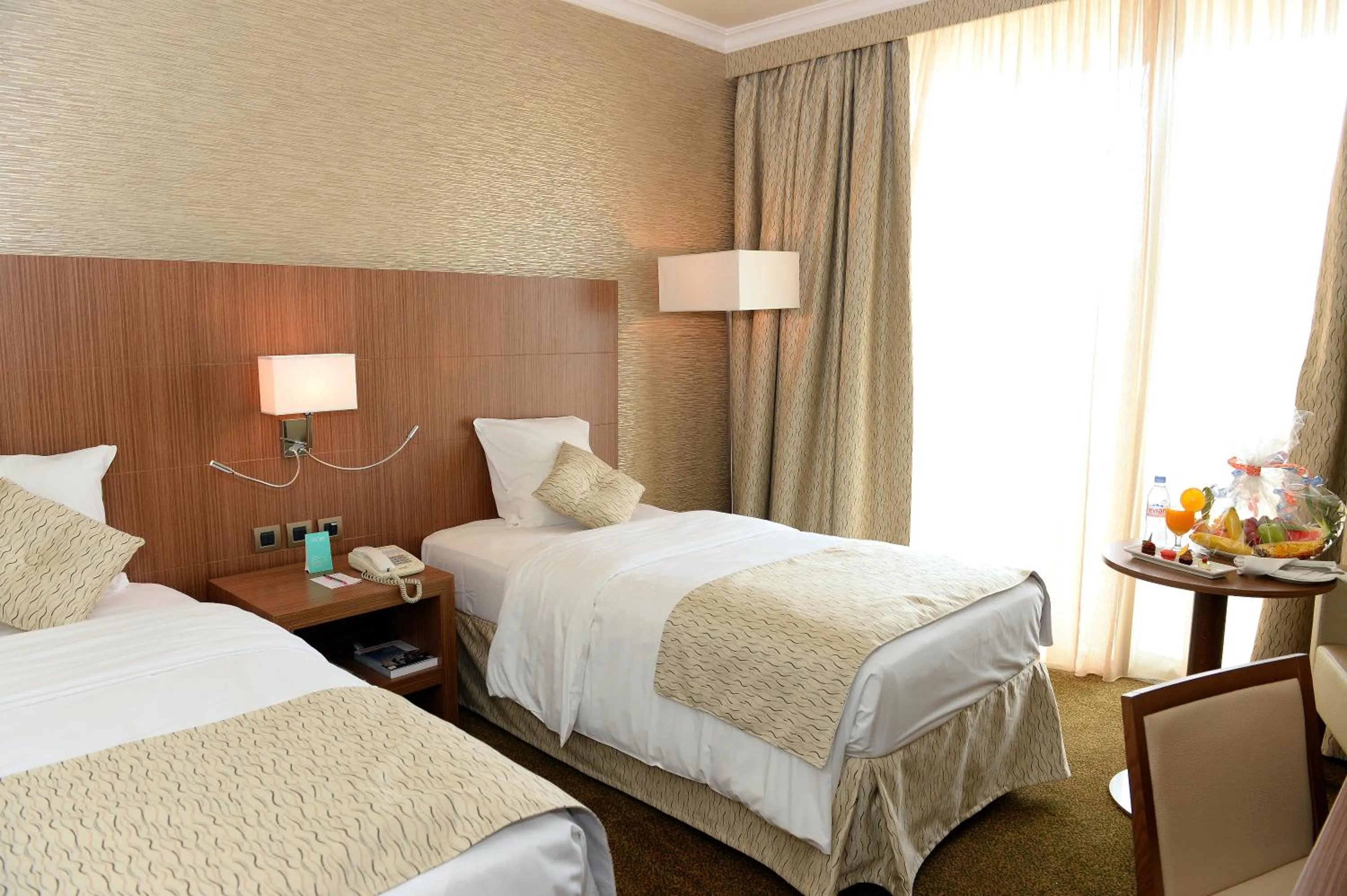 City view, Bed in Treffen House Doha - Souq Waqif and next to Msheireb Metro Station
