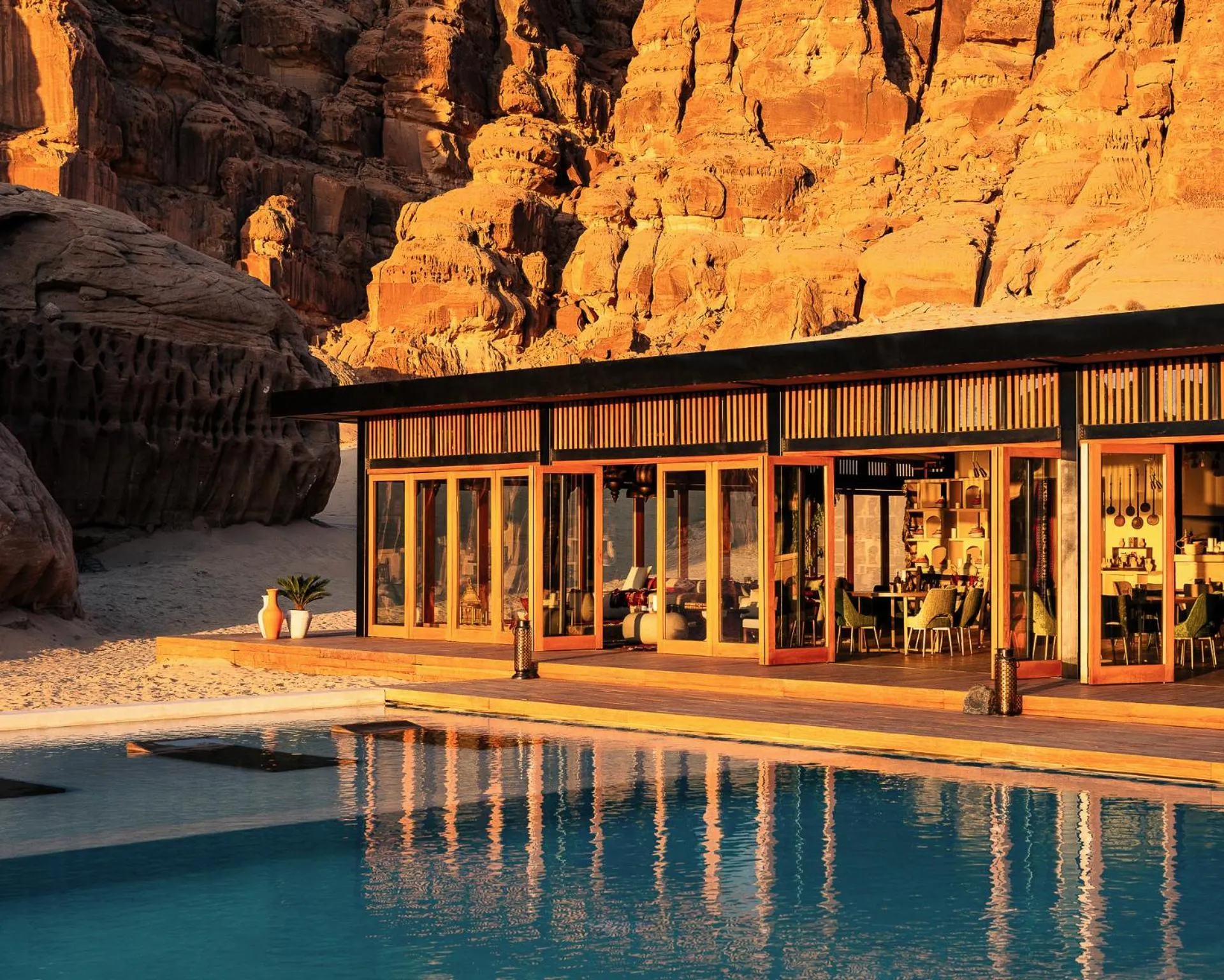 Swimming pool in Our Habitas AlUla