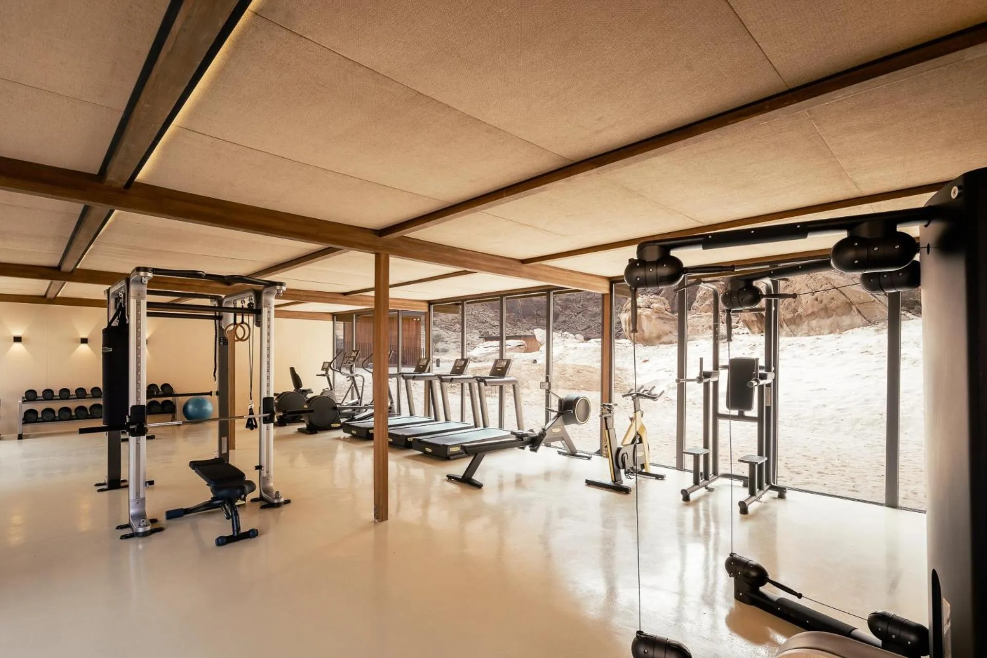 Fitness centre/facilities in Our Habitas AlUla