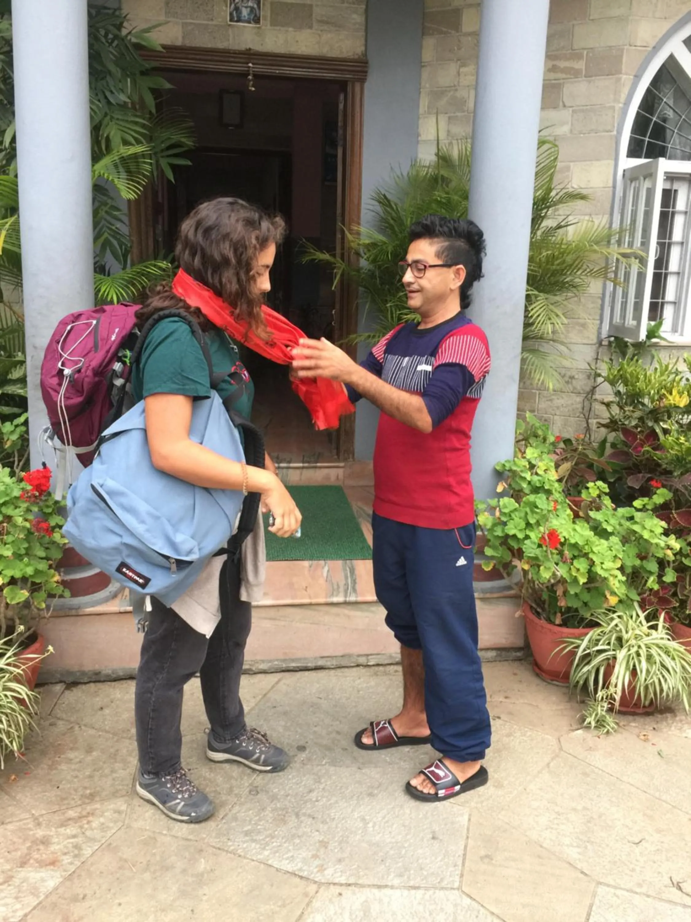 People in Hotel Fishtail Villa