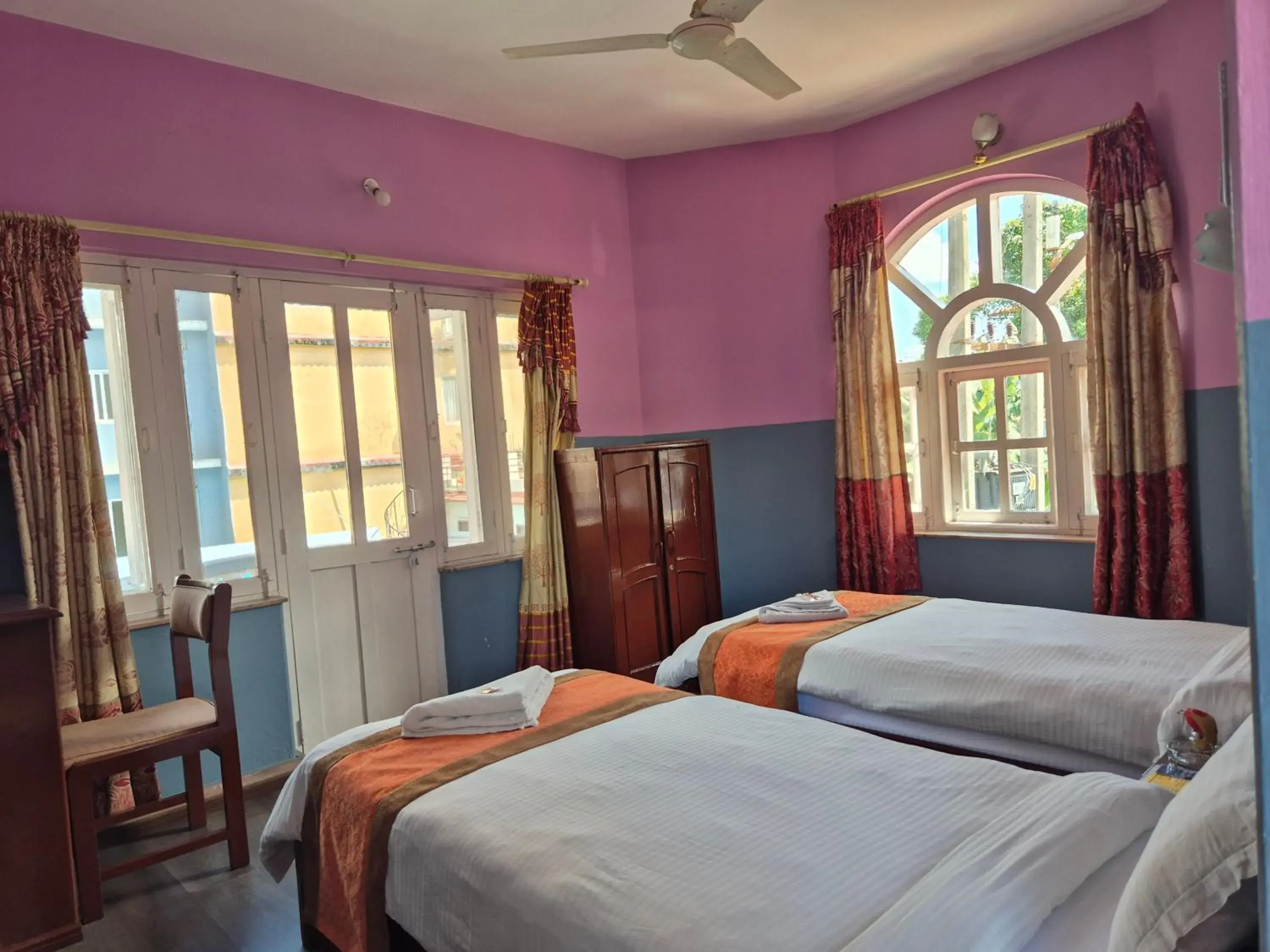 Deluxe Double Room with Two Double Beds - single occupancy in Hotel Fishtail Villa Deluxe Double Room with Two Double Beds - single occupancy in Hotel Fishtail Villa