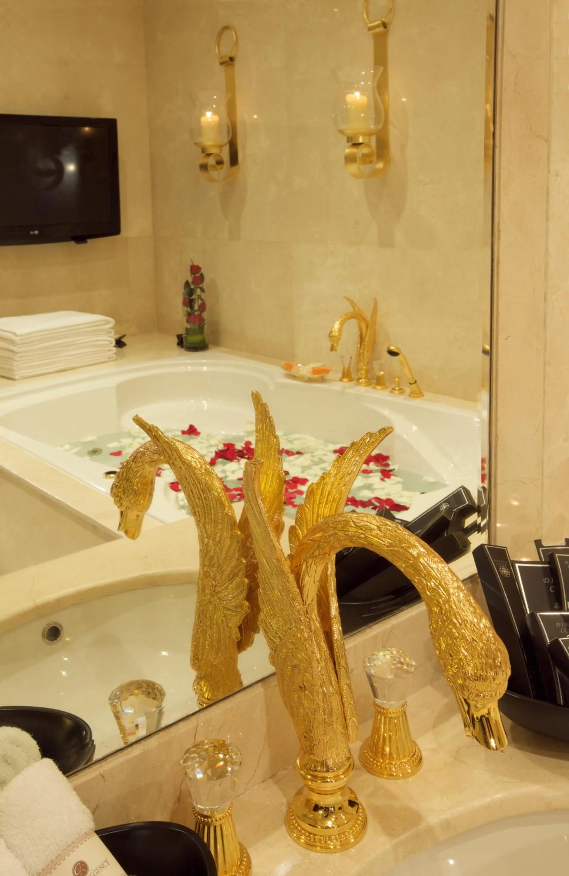 Bathroom in Grand Regency Doha, Trademark Collection by Wyndham