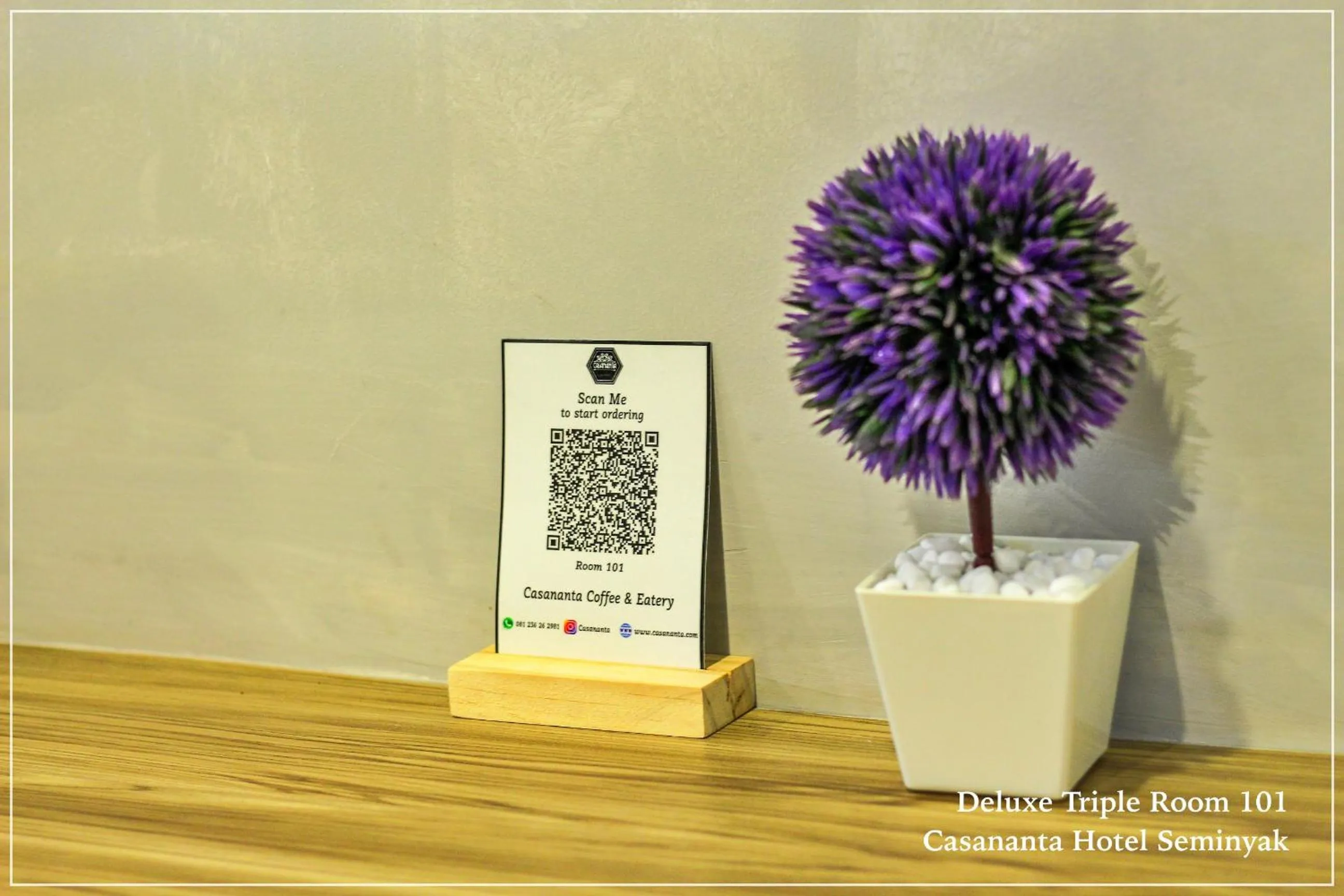 Logo/Certificate/Sign in Casananta Seminyak