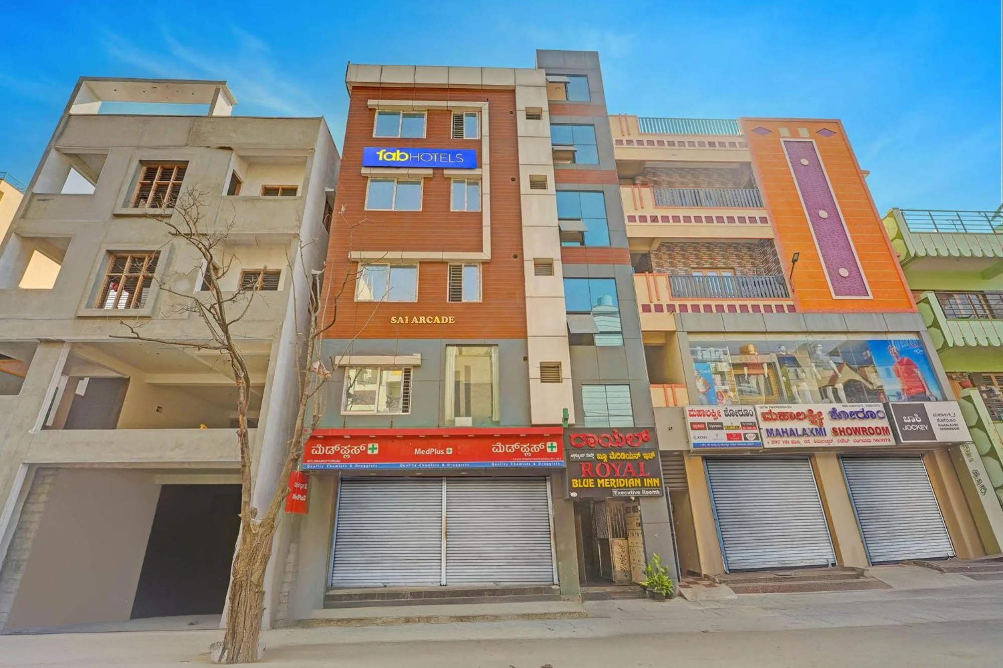 Property building in FabHotel Royal Blue Meridian Inn