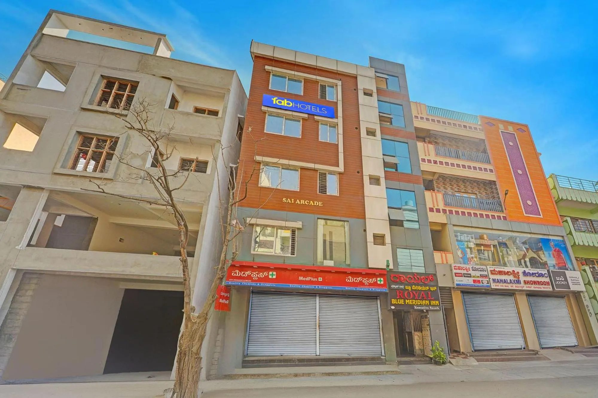 Property building in FabHotel Royal Blue Meridian Inn