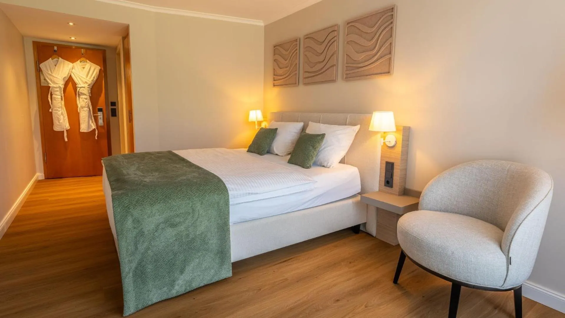 Bed in Vital Hotel Westfalen Therme Wellness Resort & SPA