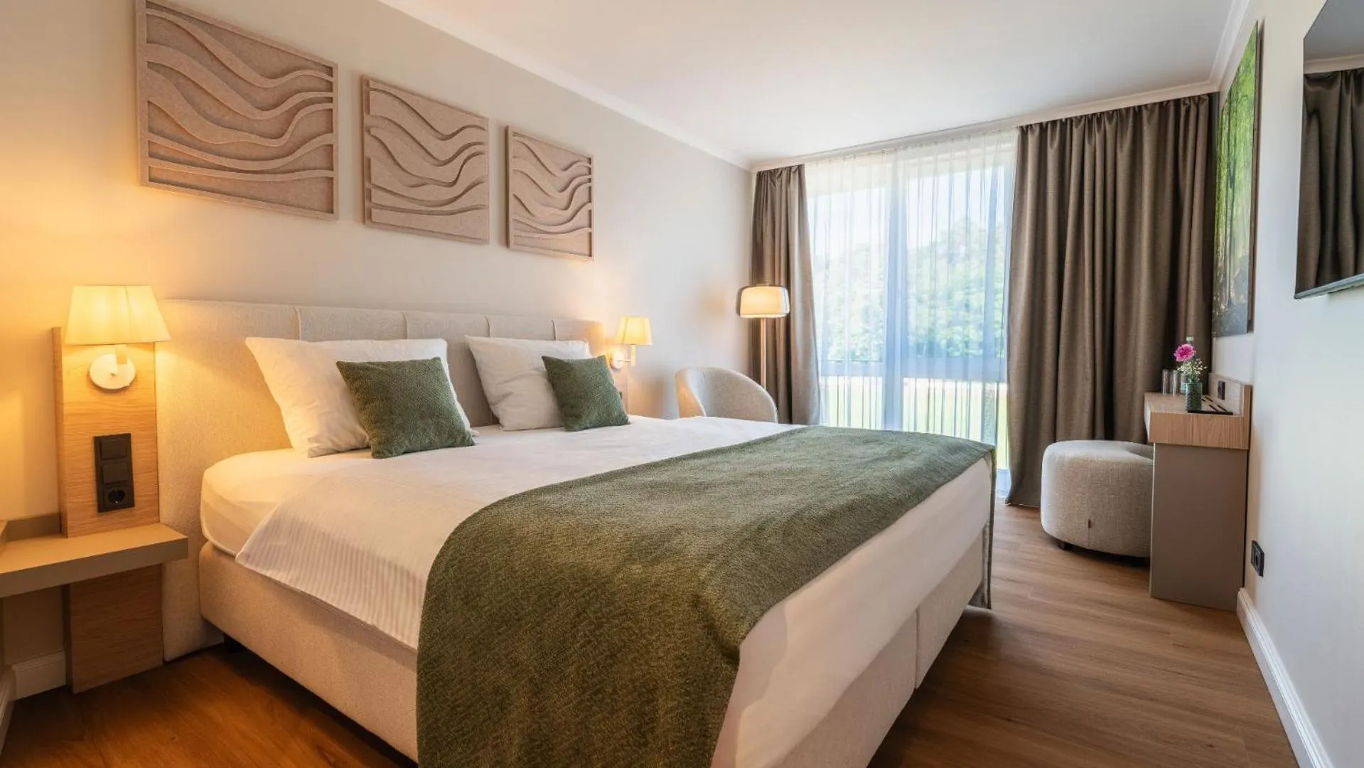Bed in Vital Hotel Westfalen Therme Wellness Resort & SPA