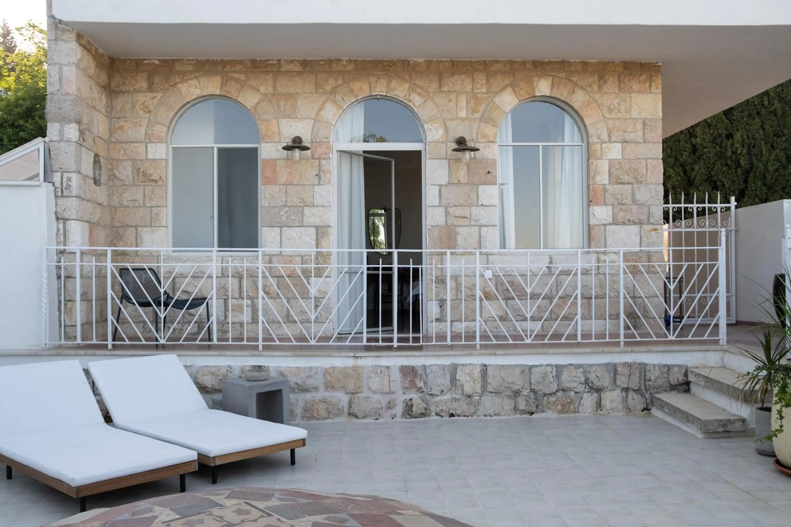 Balcony/Terrace in Khan Ein Karem Boutique Hotel