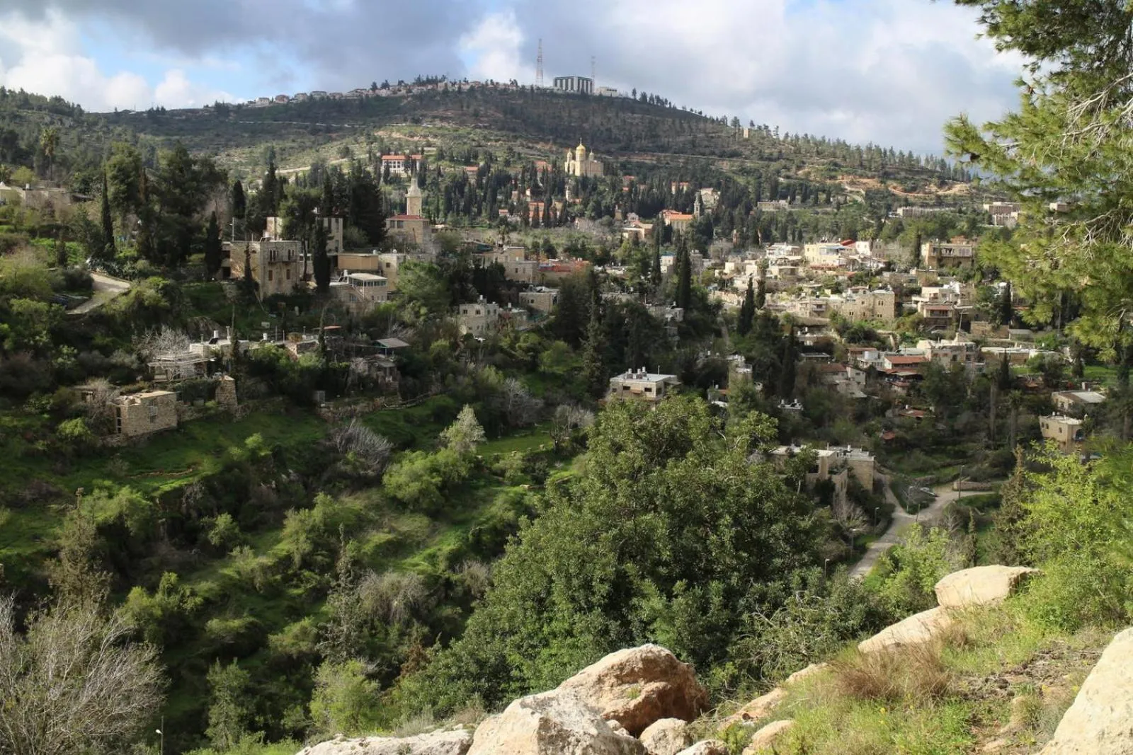 Natural landscape in Khan Ein Karem Boutique Hotel