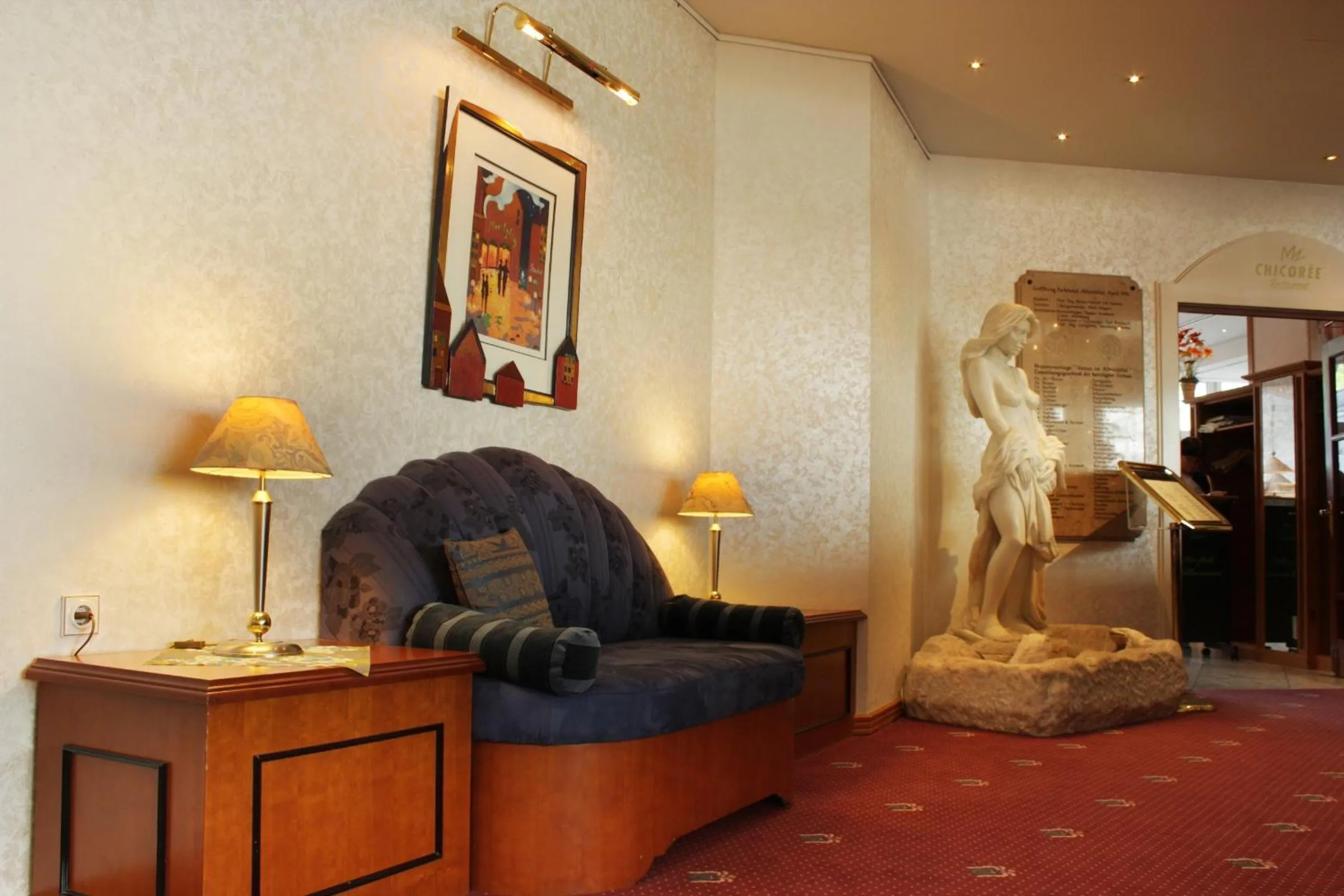 Lobby or reception in Parkhotel Altmühltal