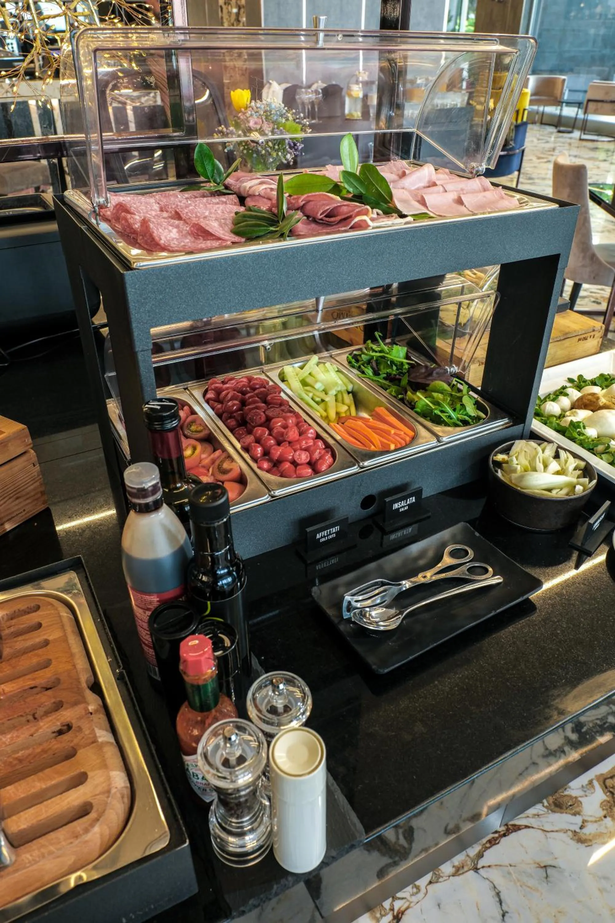 Breakfast in Hotel & Resort Tre Fontane Luxury