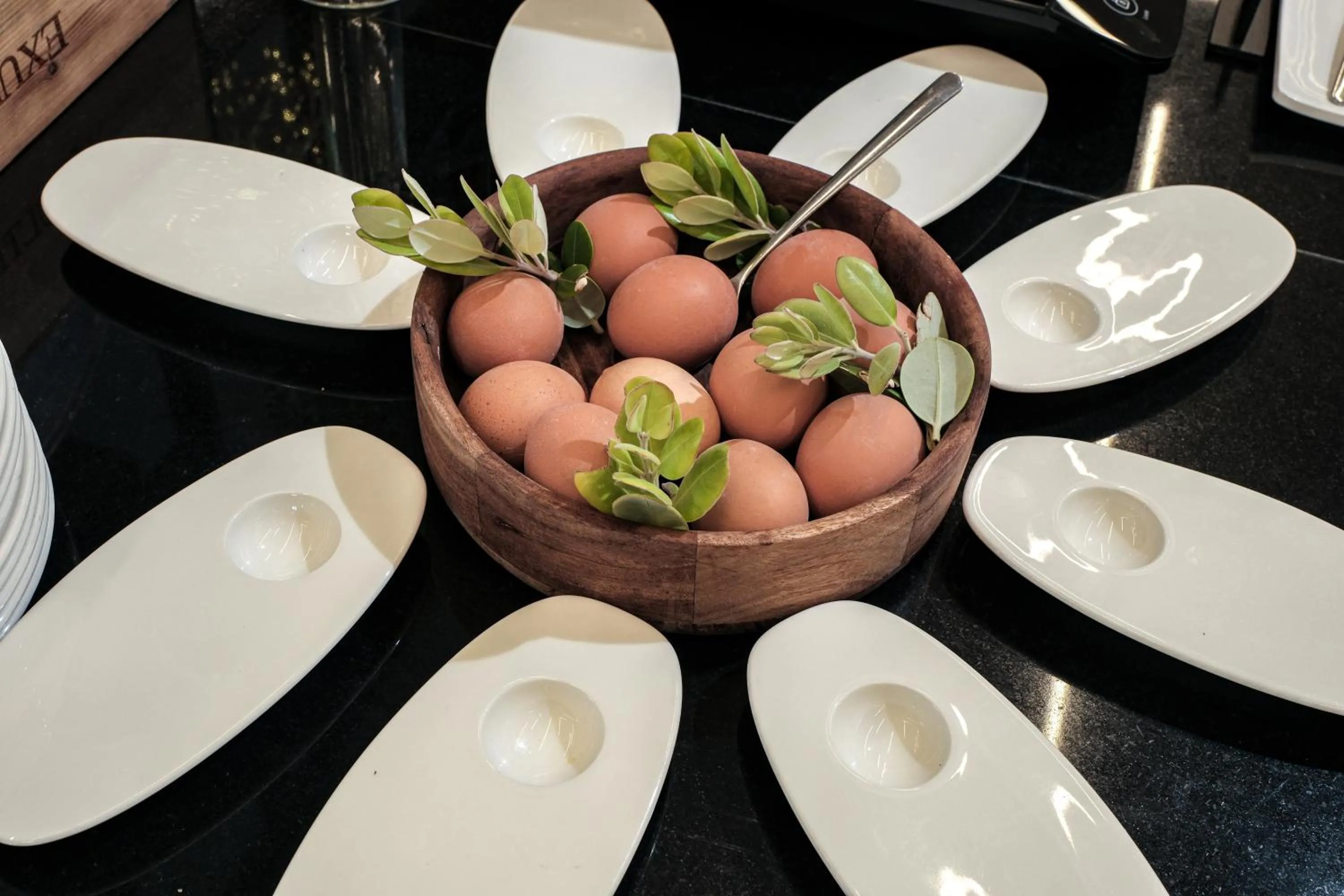 Breakfast in Hotel & Resort Tre Fontane Luxury