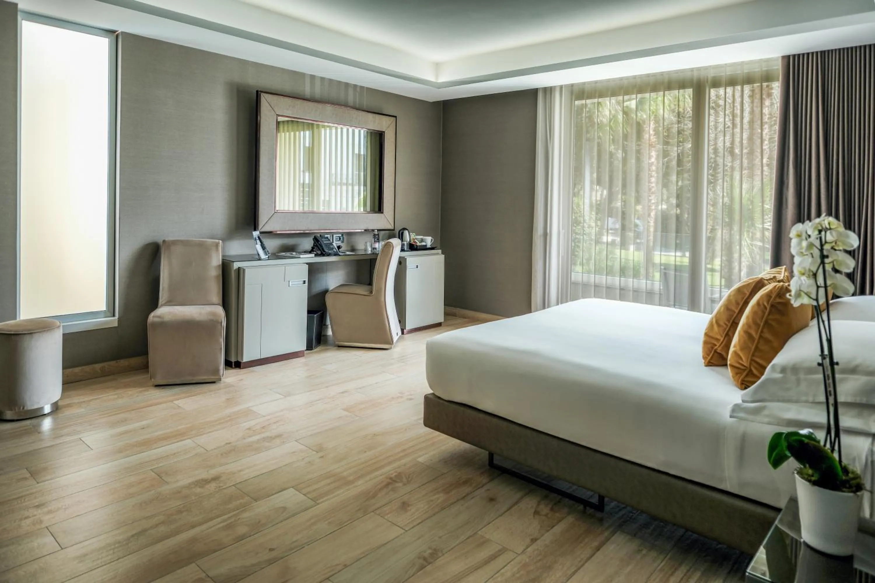 Deluxe Double Room with Lateral Sea View - single occupancy in Hotel & Resort Tre Fontane Luxury