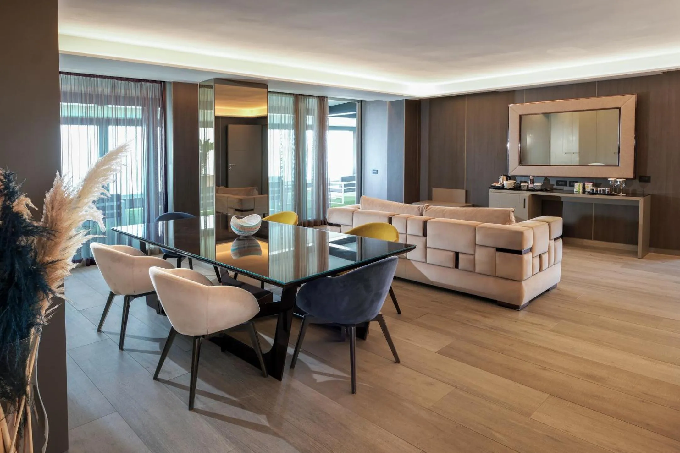 Living room in Hotel & Resort Tre Fontane Luxury