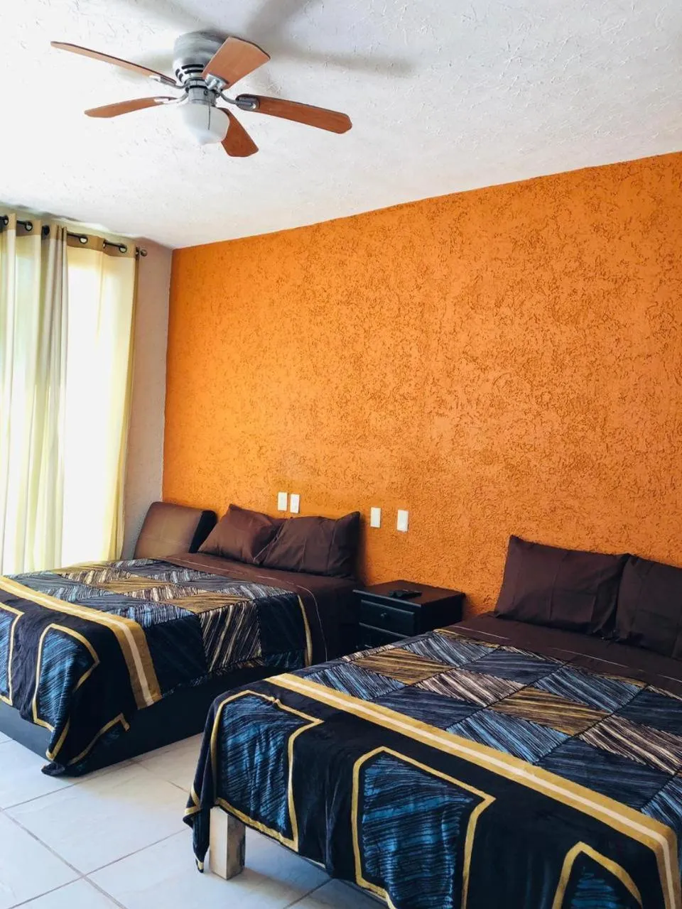 Bed in Bungalows La Perla Playa Azul