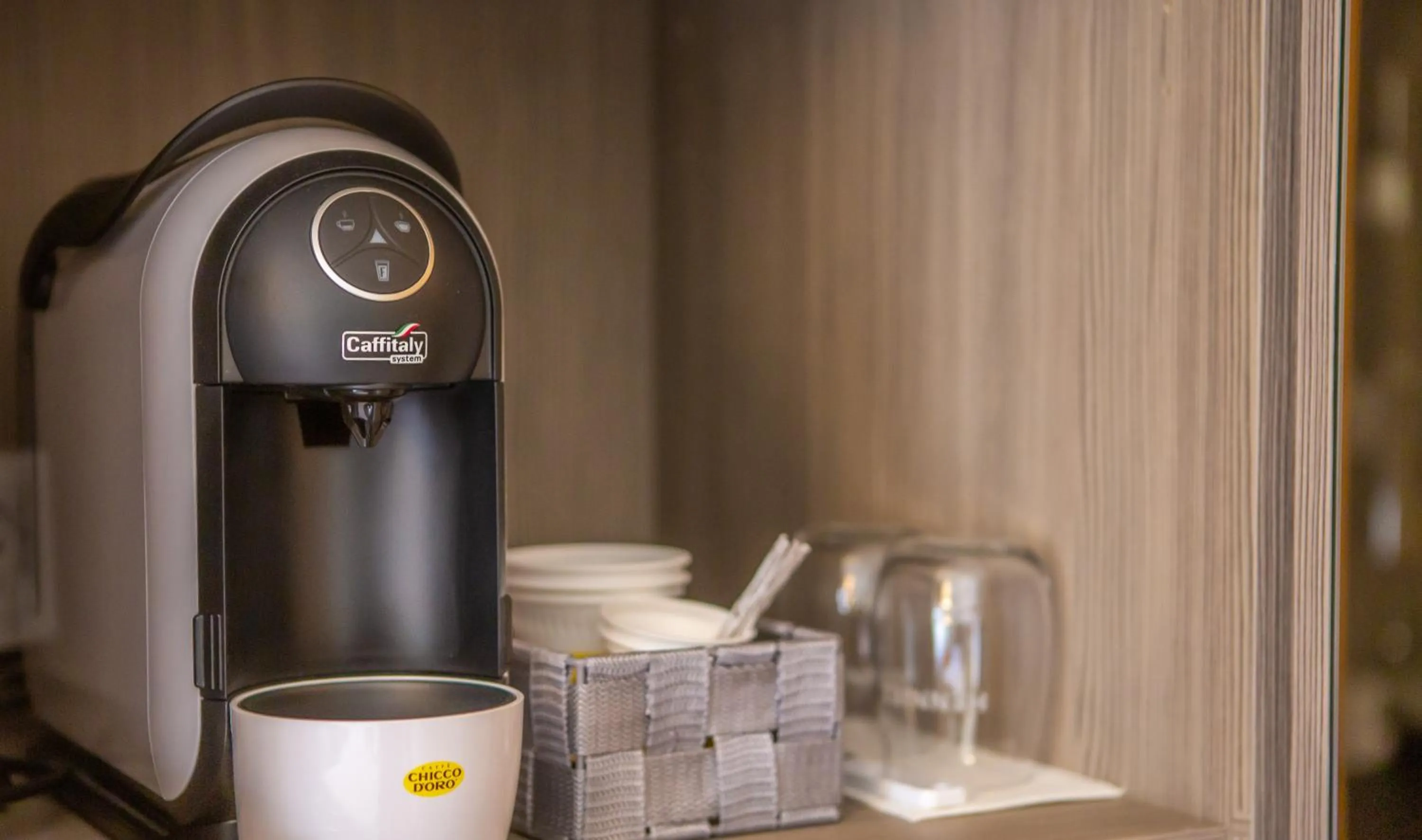 Coffee/tea facilities in Hotel Unione