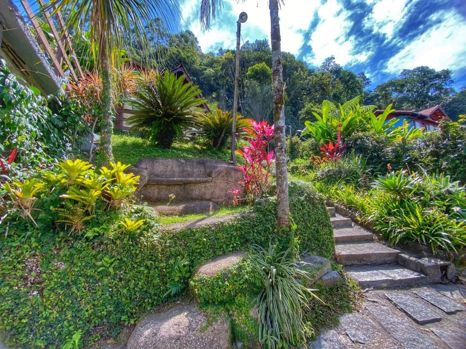 Garden in Pousada Colibri Serrano