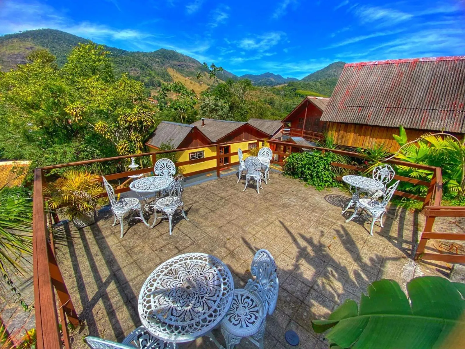 Balcony/Terrace in Pousada Colibri Serrano