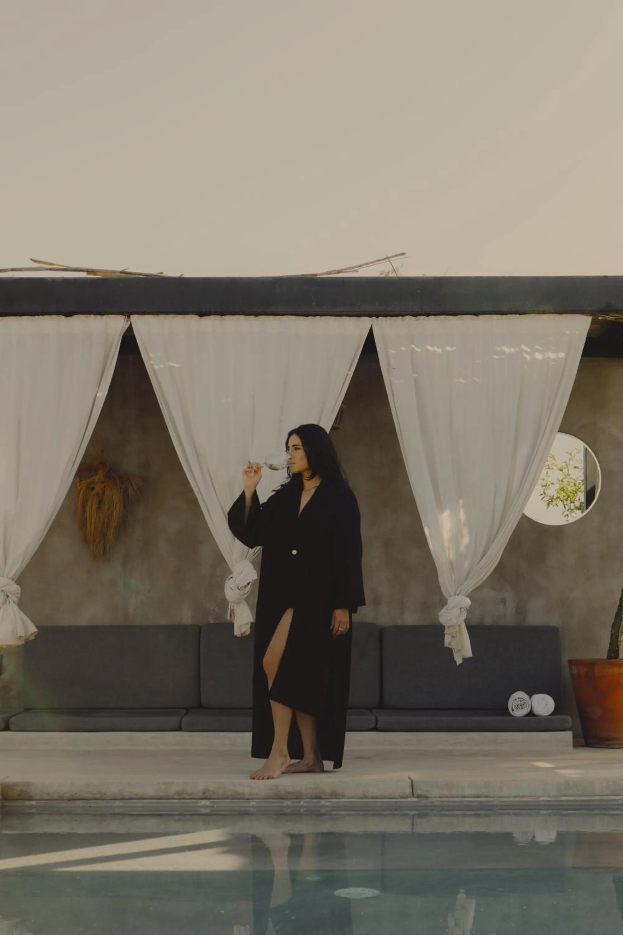 Swimming pool in Casa Michaus Valle de Guadalupe