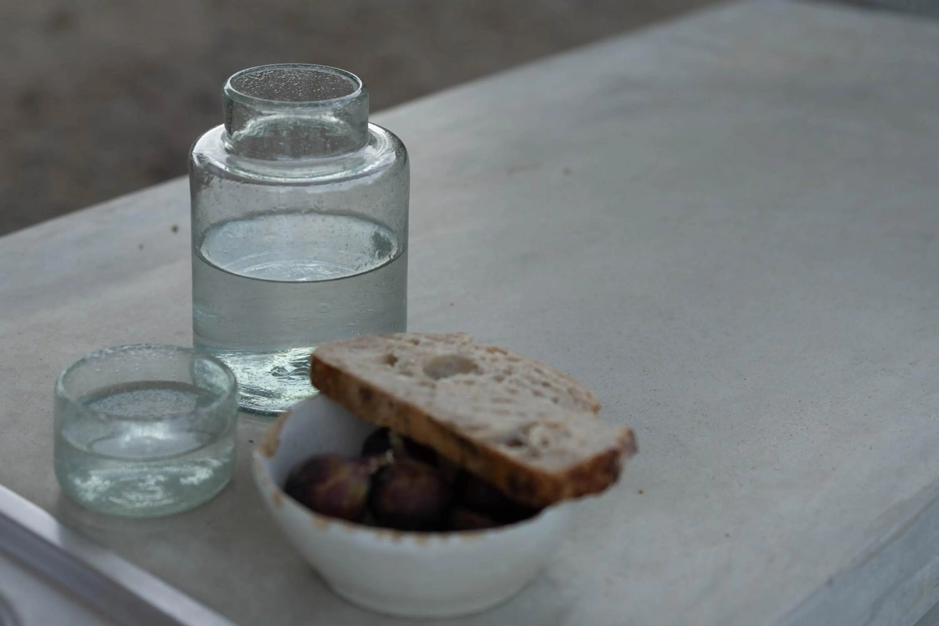 Food in Casa Michaus Valle de Guadalupe