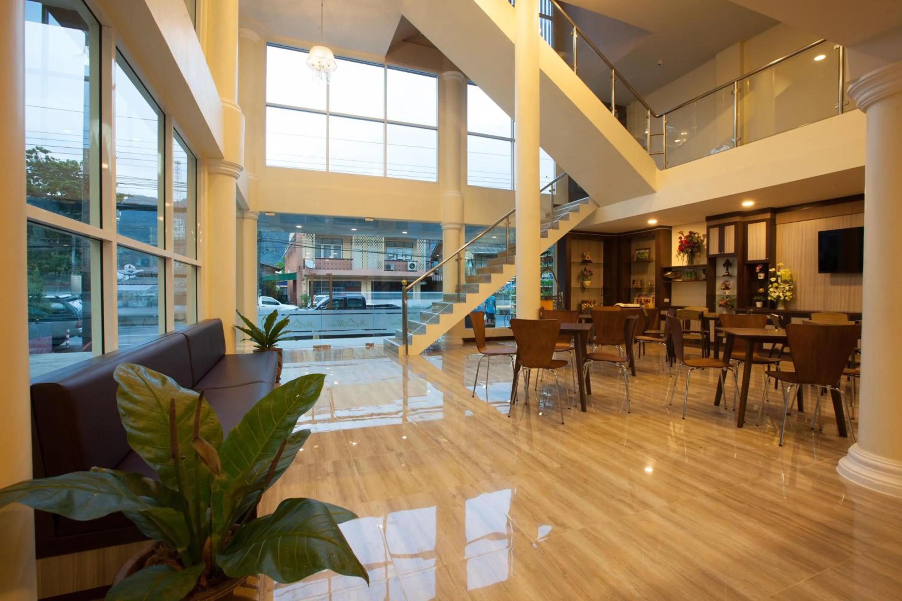 Lobby or reception in Pranee Home Phang-nga