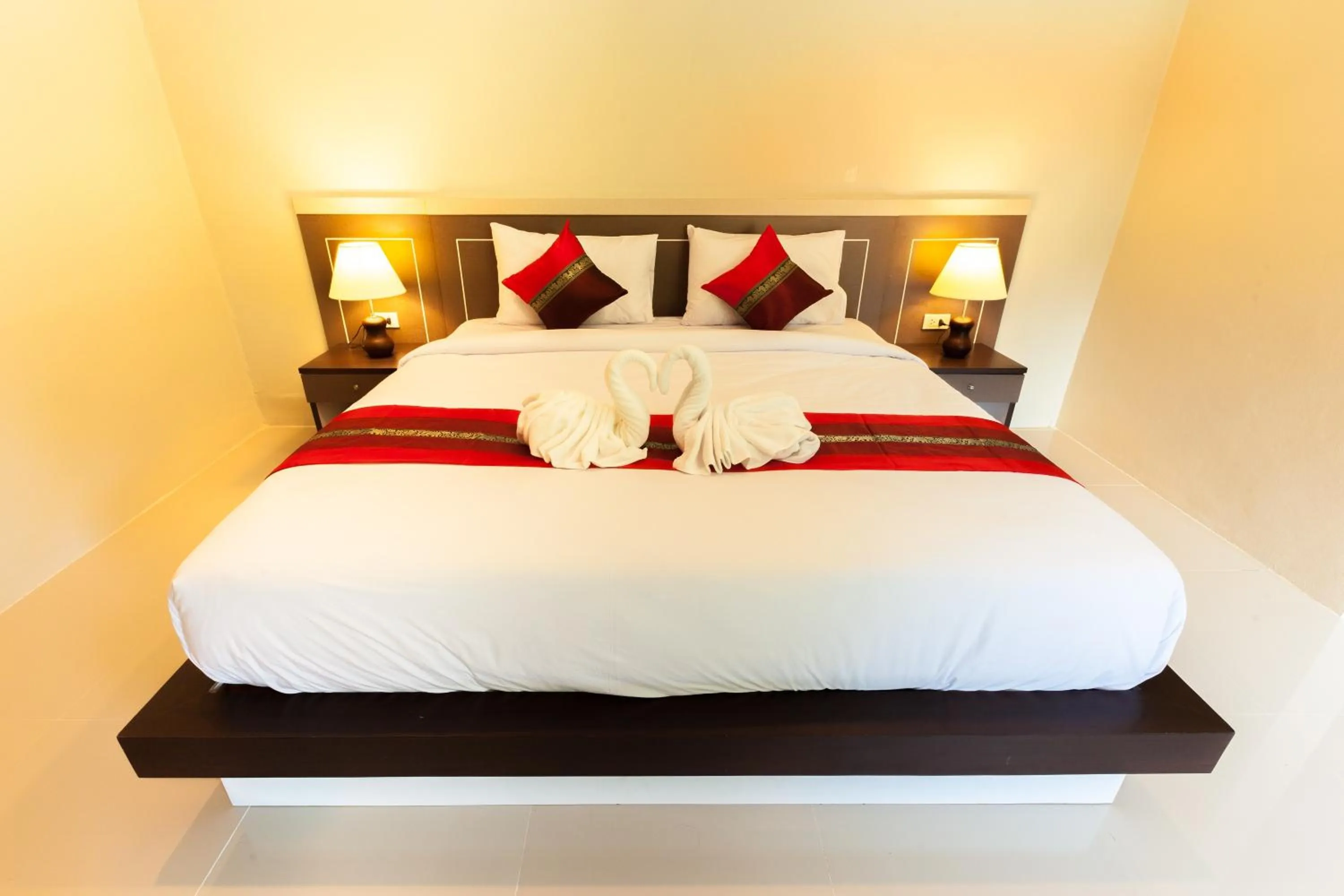 Bed in Pranee Home Phang-nga