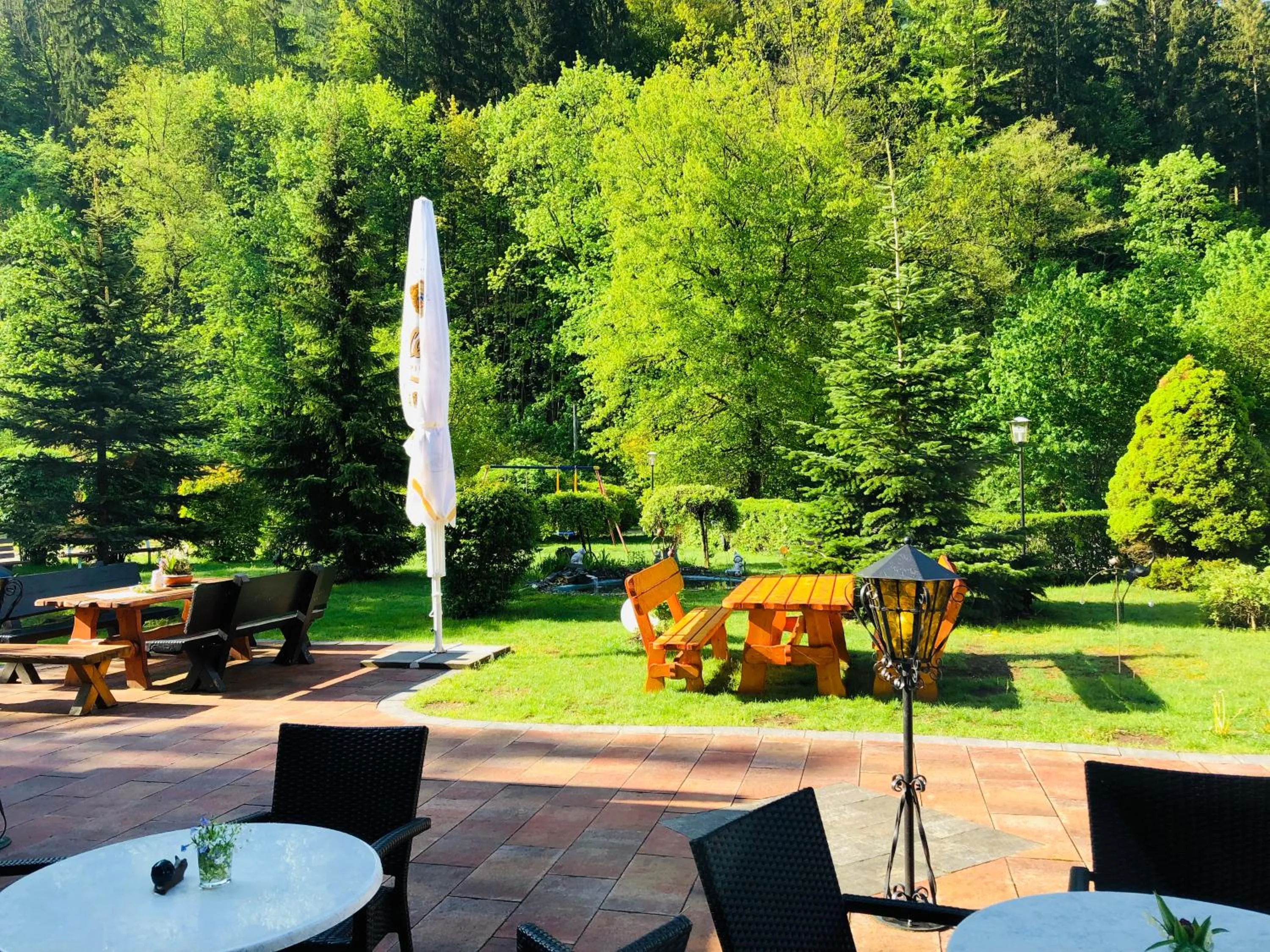 Garden in Landhotel Kunzental